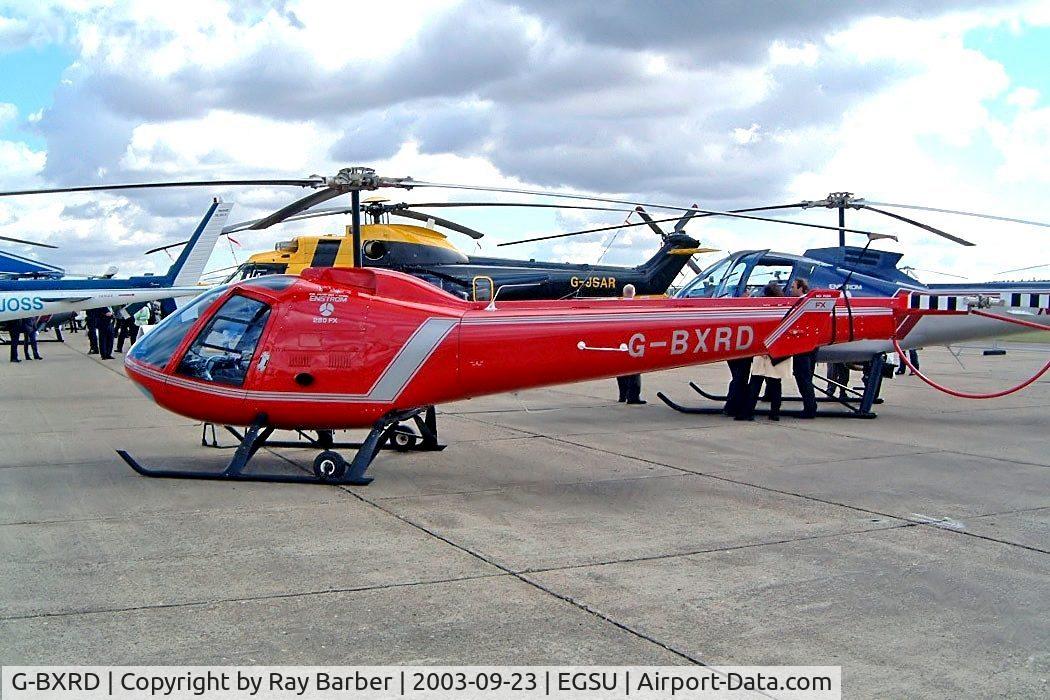 G-BXRD, 1986 Enstrom 280FX Shark C/N 2012, Enstrom F280FX [2012] Duxford~G 23/09/2003