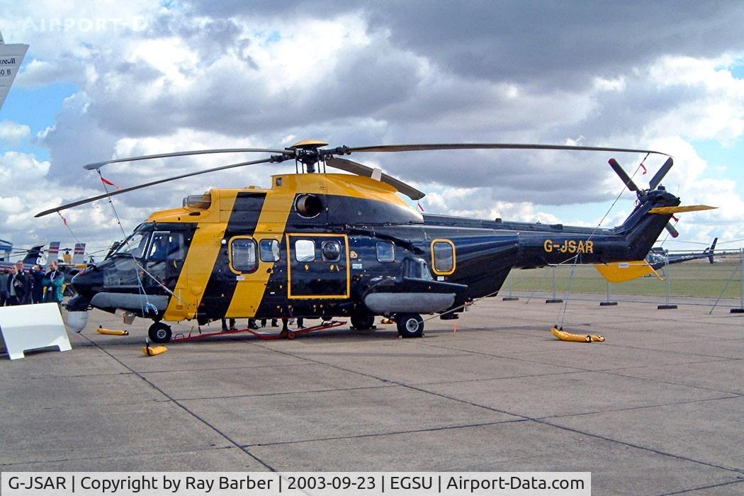 G-JSAR, 2002 Eurocopter AS-332L2 Super Puma Mk2 C/N 2576, Aerospatiale AS 332L2 Super Puma [2576] (Bristow Helicopters) Duxford~G 23/09/2003