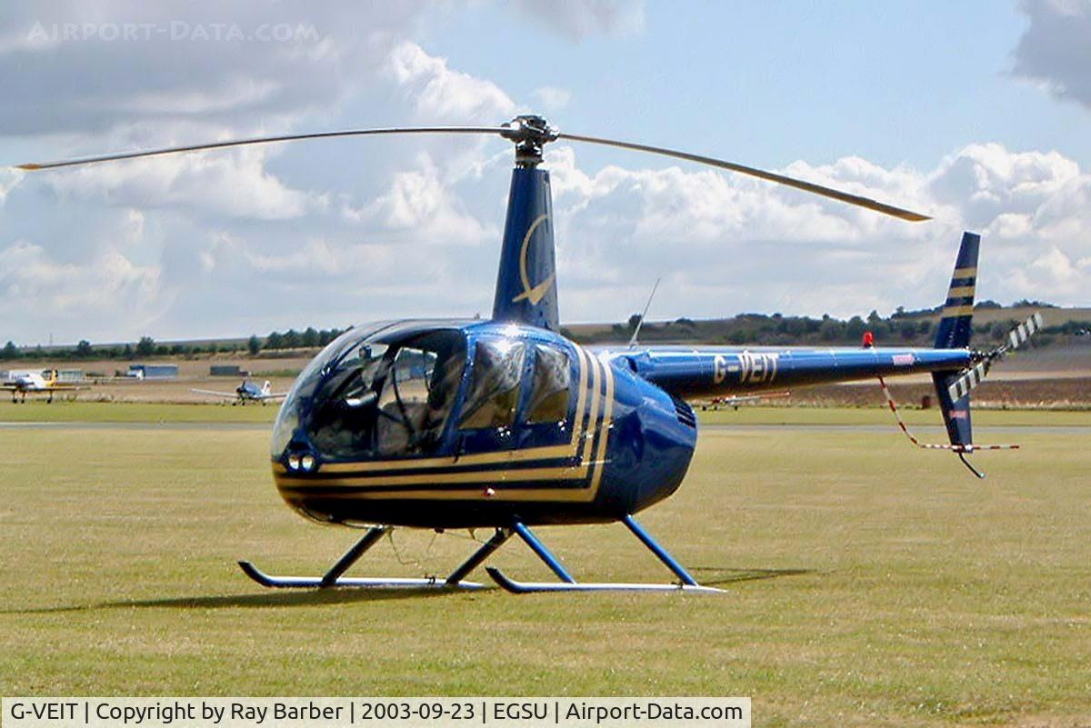 G-VEIT, 2003 Robinson R44  Raven II C/N 10091, Robinson R-44 Raven II [10091] Duxford~G 23/09/2003