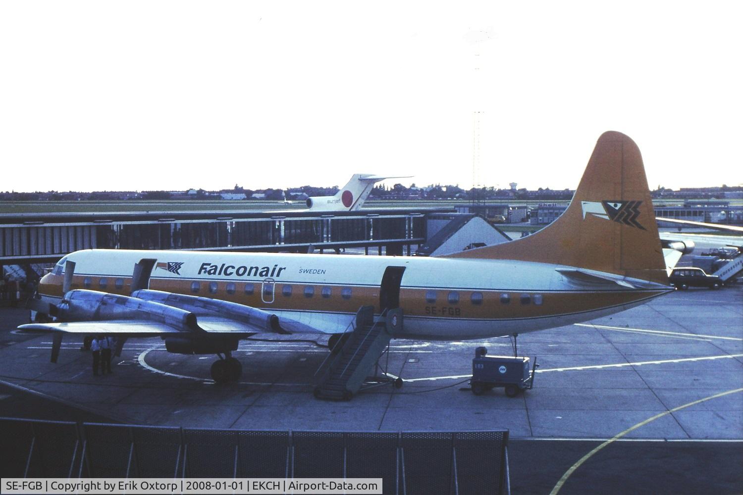 SE-FGB, 1959 Lockheed L-188C  Electra C/N 1098, SE-FGB in CPH