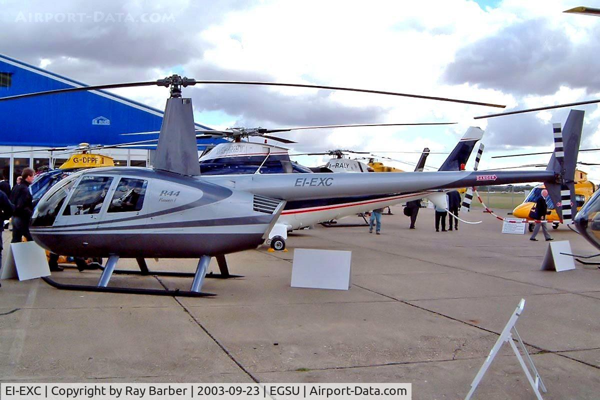 EI-EXC, Robinson R44 C/N 1312, Robinson R-44 Raven I [1312] Duxford~G 23/09/2003