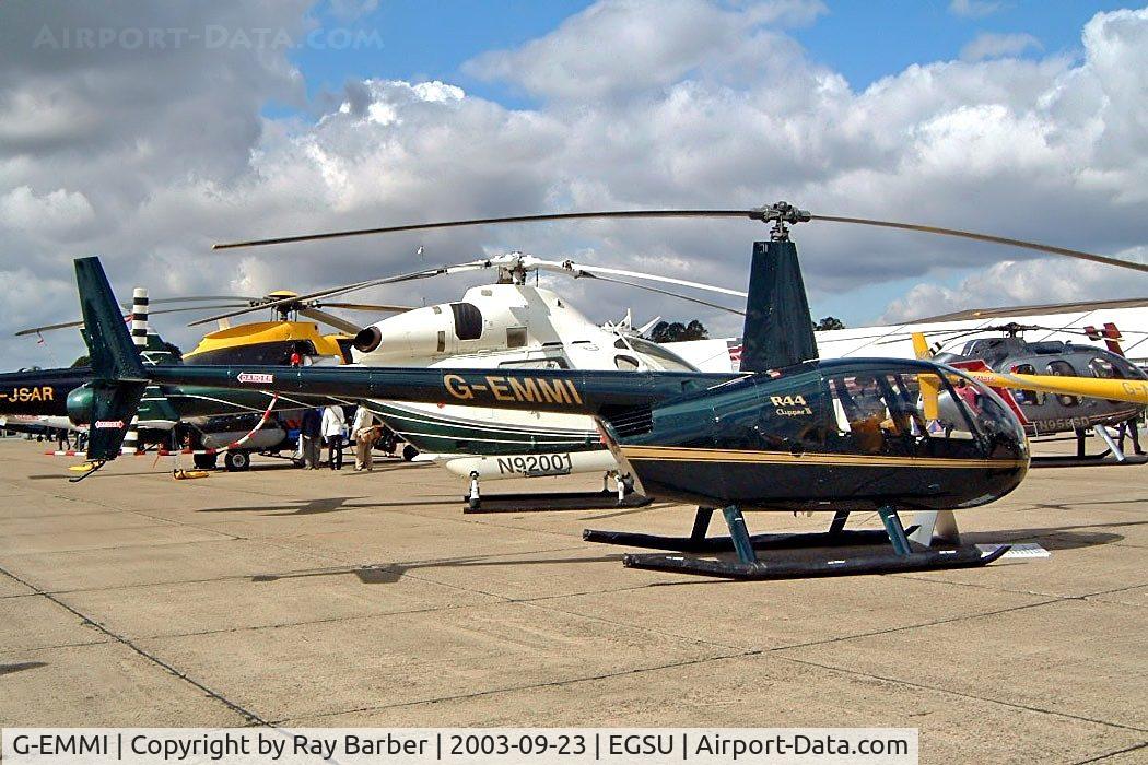 G-EMMI, 2003 Robinson R44 Clipper II C/N 10075, G-EMMI   Robinson R-44 Clipper II [10075C] Duxford~G 23/09/2003