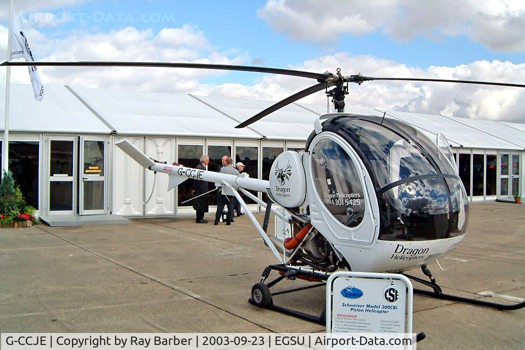 G-CCJE, 2003 Schweizer 269C-1 C/N 0148, Schweizer 269C-1 [0148] (Dragon Helicopters) Duxford~G 23/09/2003