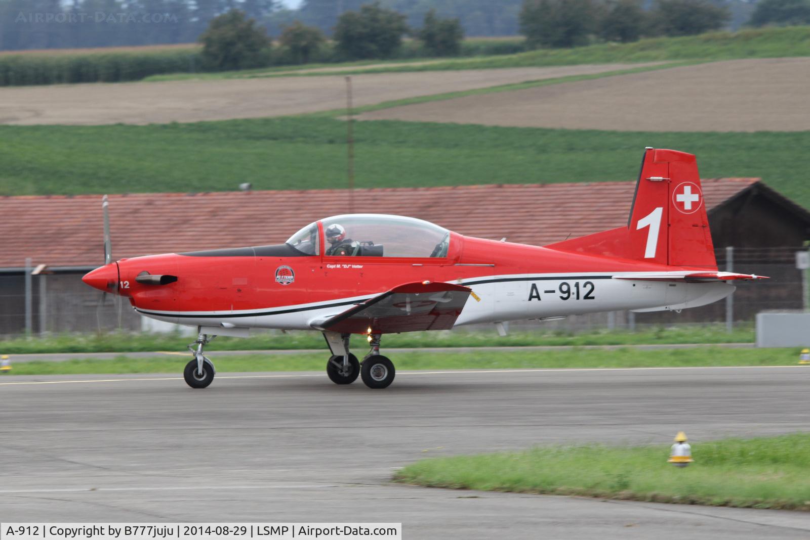 A-912, 1982 Pilatus PC-7 Turbo Trainer C/N 320, at AIR14