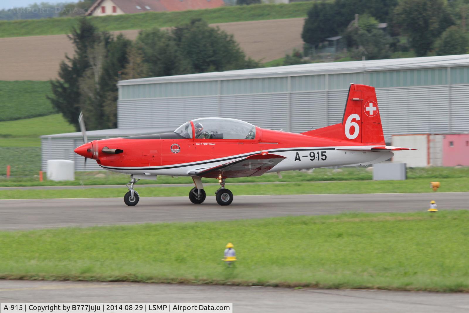 A-915, 1983 Pilatus PC-7 Turbo Trainer C/N 323, at AIR14