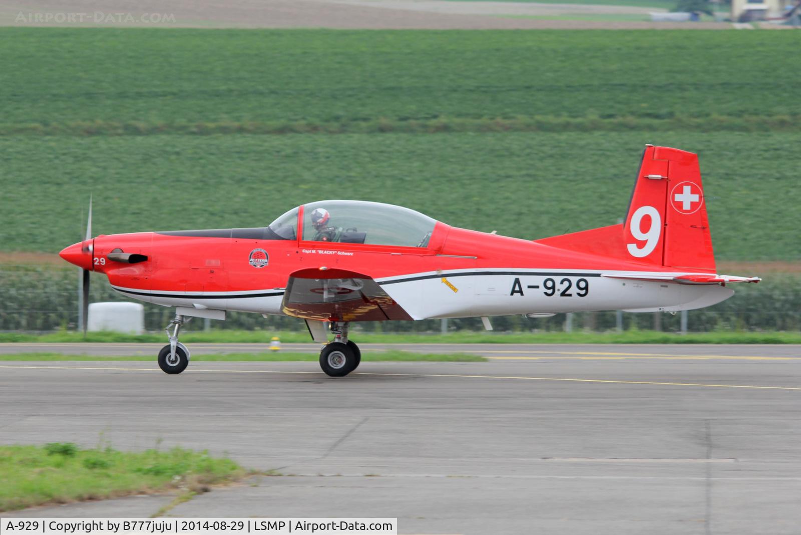 A-929, 1983 Pilatus PC-7 Turbo Trainer C/N 337, at AIR14