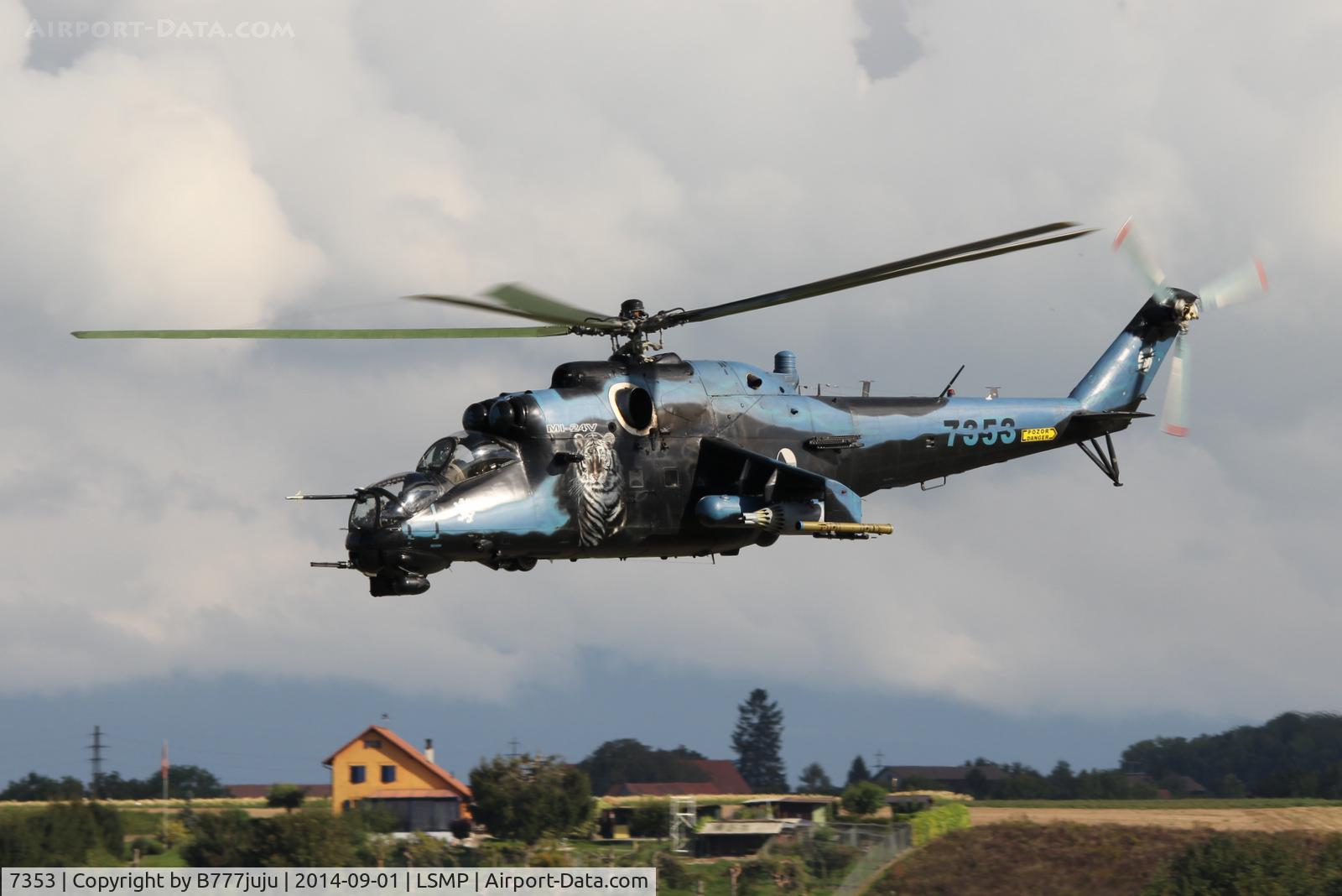 7353, Mil Mi-24V Hind E C/N 087353, at AIR14