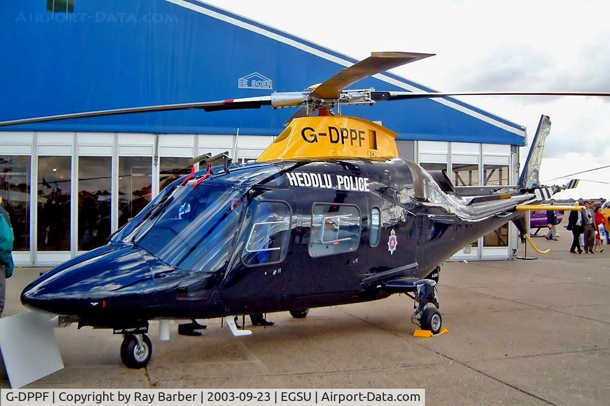 G-DPPF, 2003 Agusta A-109E Power C/N 11216, Agusta A-109E Power [11216] (Dyfed-Powys Police Authority) Duxford~G 23/09/2003