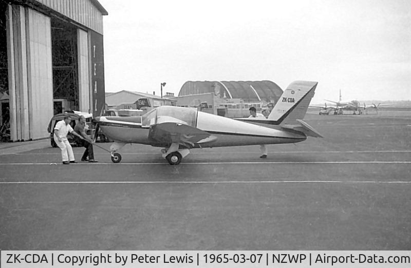 ZK-CDA, Morane-Saulnier MS-892 Rallye Commodore 150 C/N 10464, Seabrook Fowlds Ltd., Auckland