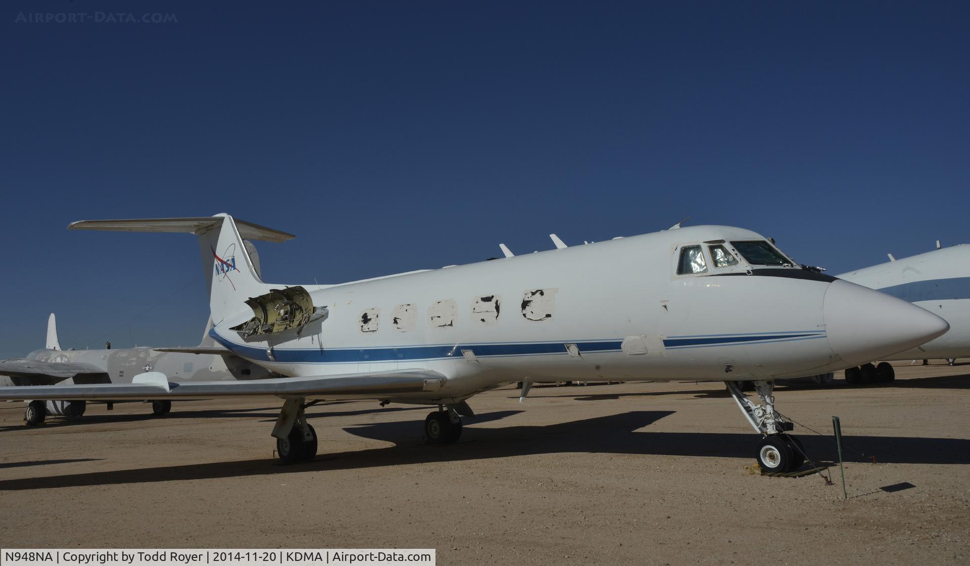 N948NA, 1978 Grumman G-1159 Gulfstream II C/N 222, On display at the Pima air and Space Museum