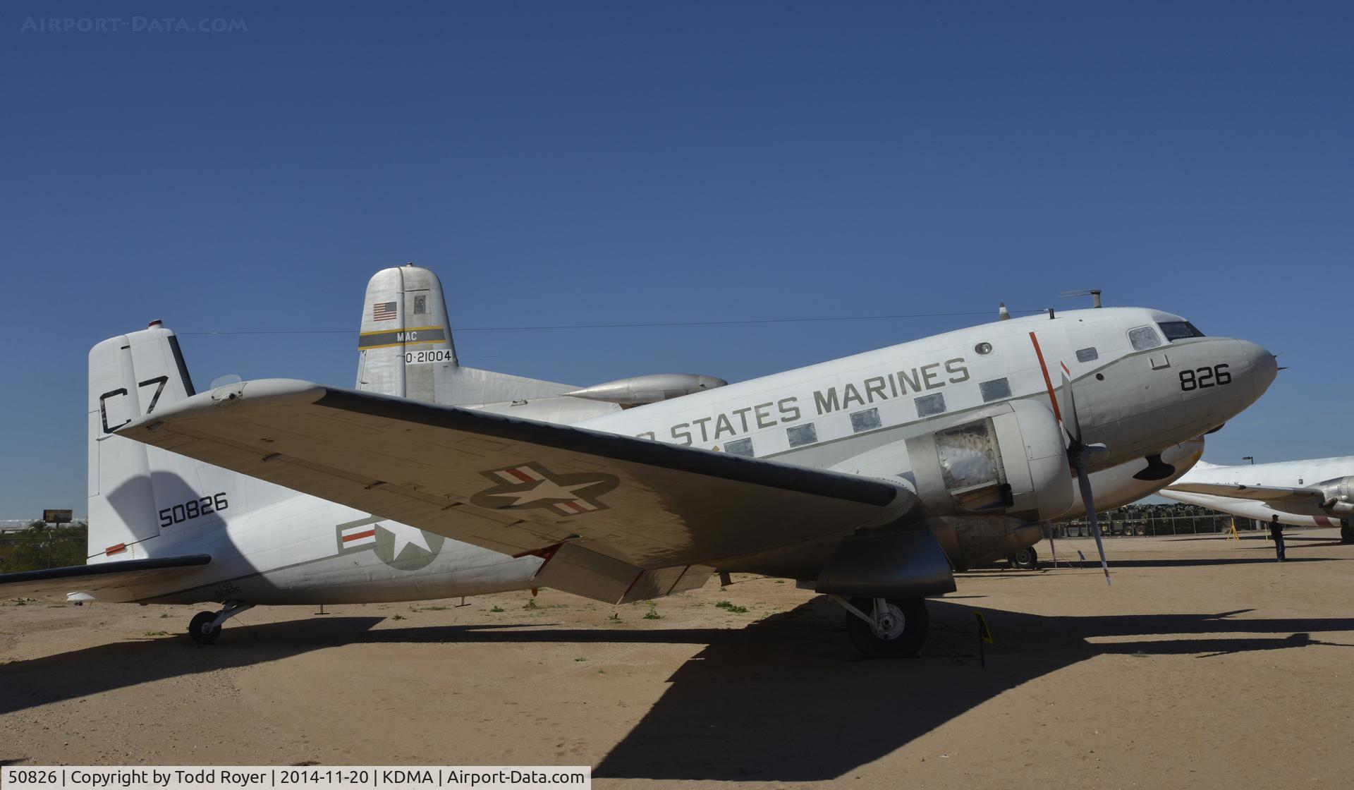 50826, Douglas C-117D C/N 43363, On display at the Pima Air and Space Museum