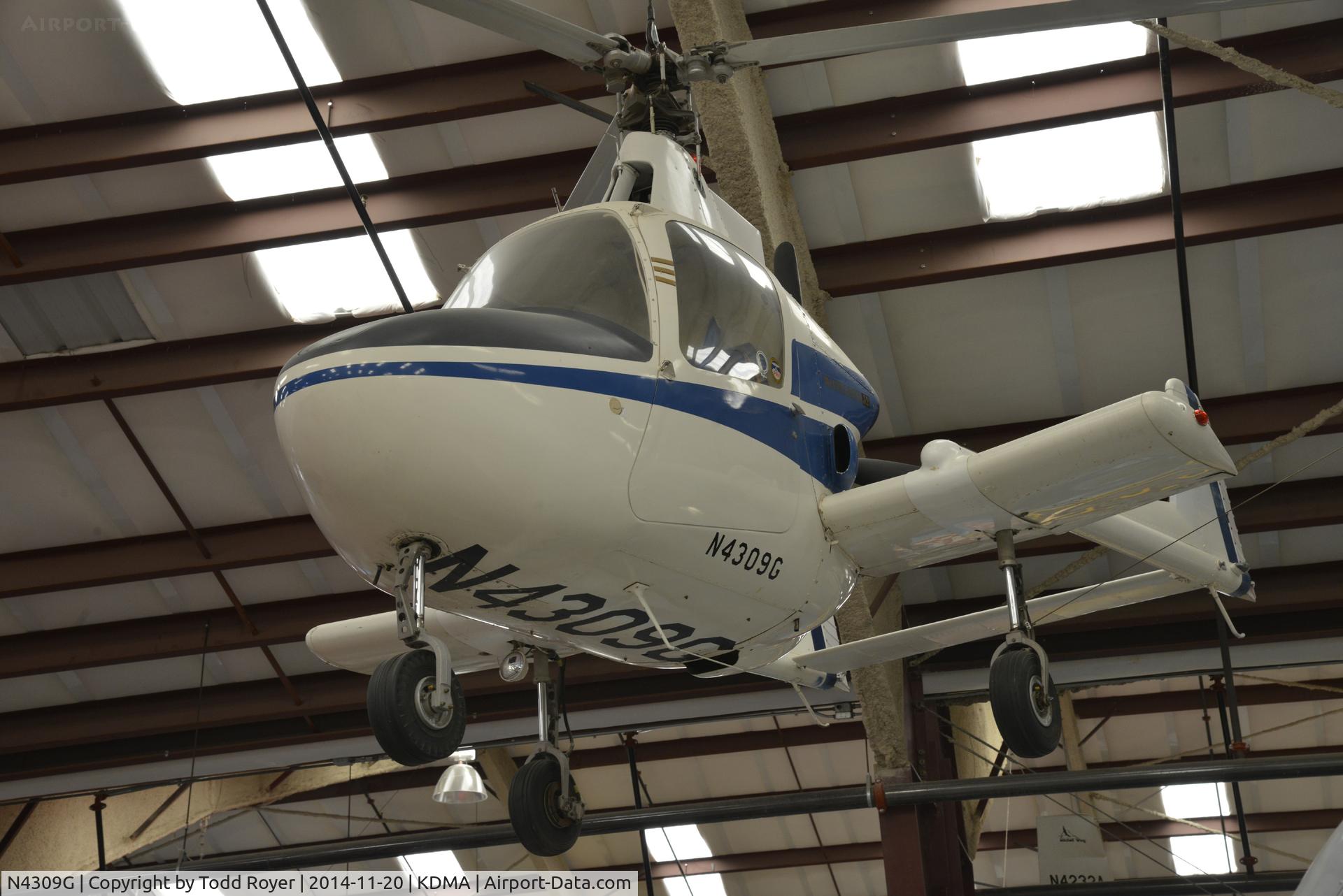 N4309G, 1971 McCulloch Super J-2 C/N 019, On display at the Pima Air and Space Museum