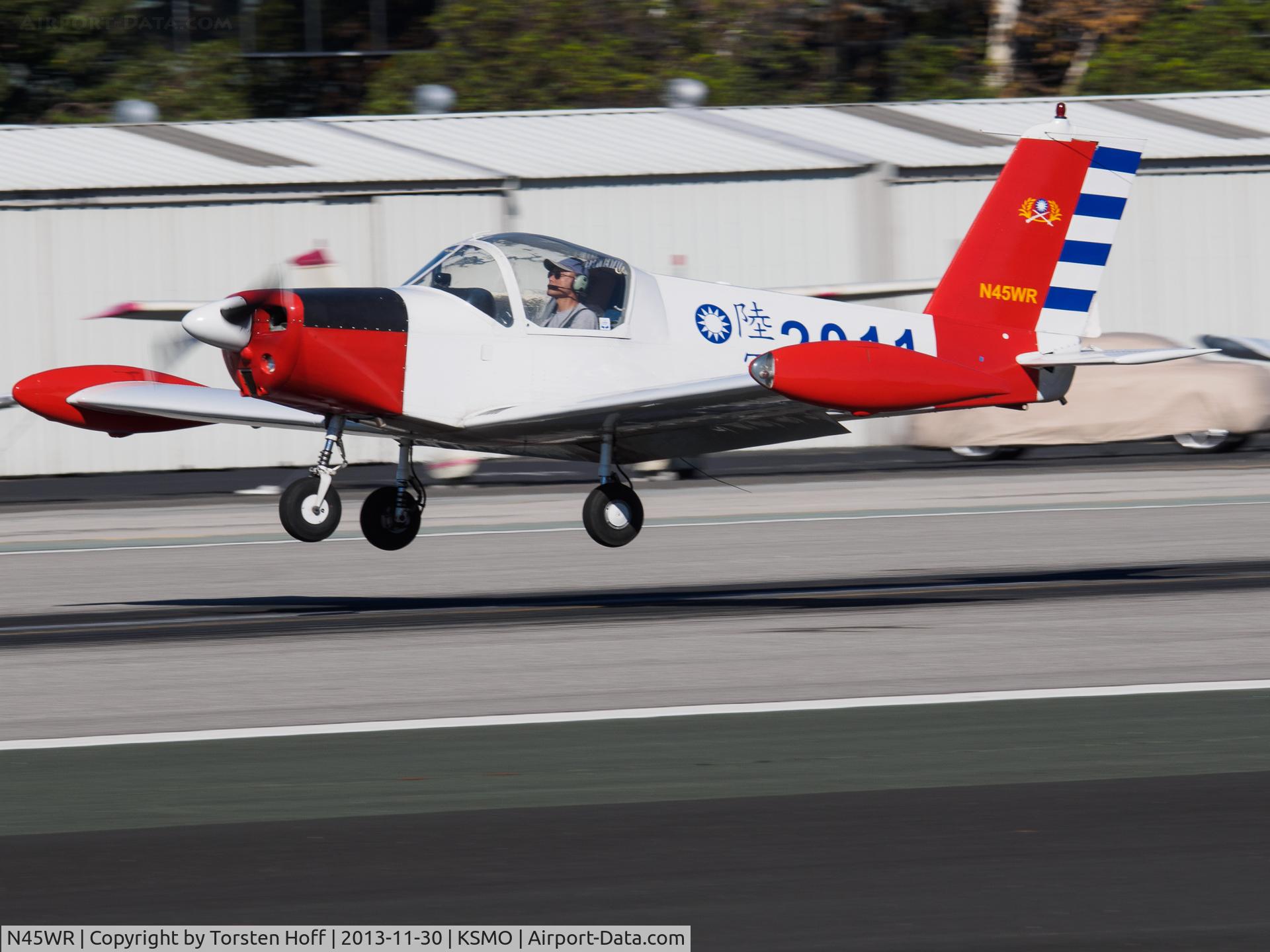 N45WR, Pazmany PL-1 C/N 183, N45WR arriving on RWY 21