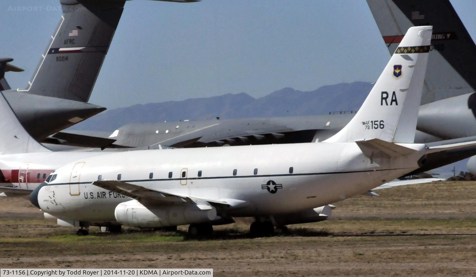 73-1156, 1974 Boeing T-43A Bobcat C/N 20703, Passing time at the 
