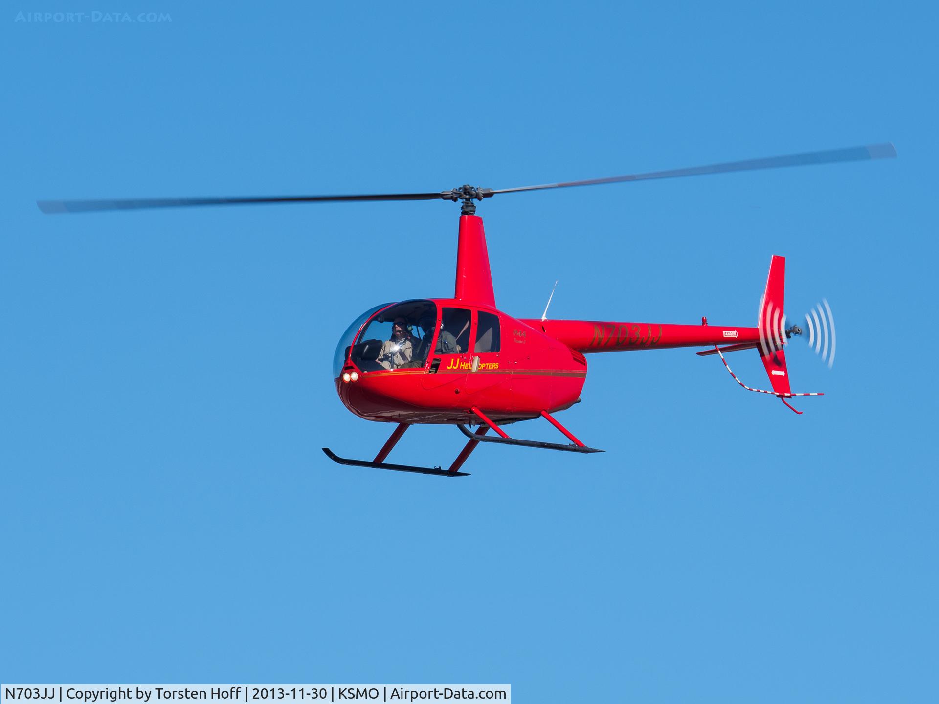 N703JJ, 2006 Robinson R44 C/N 1573, N703JJ arriving on RWY 21