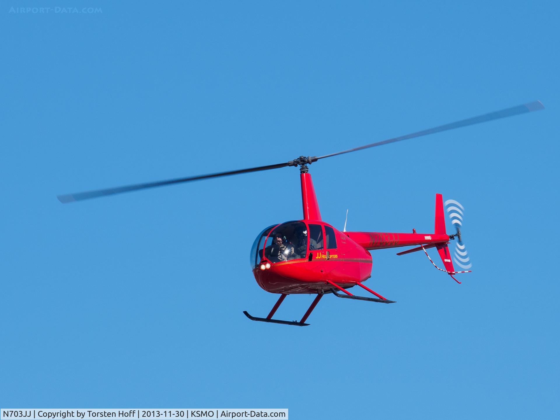 N703JJ, 2006 Robinson R44 C/N 1573, N703JJ arriving on RWY 21