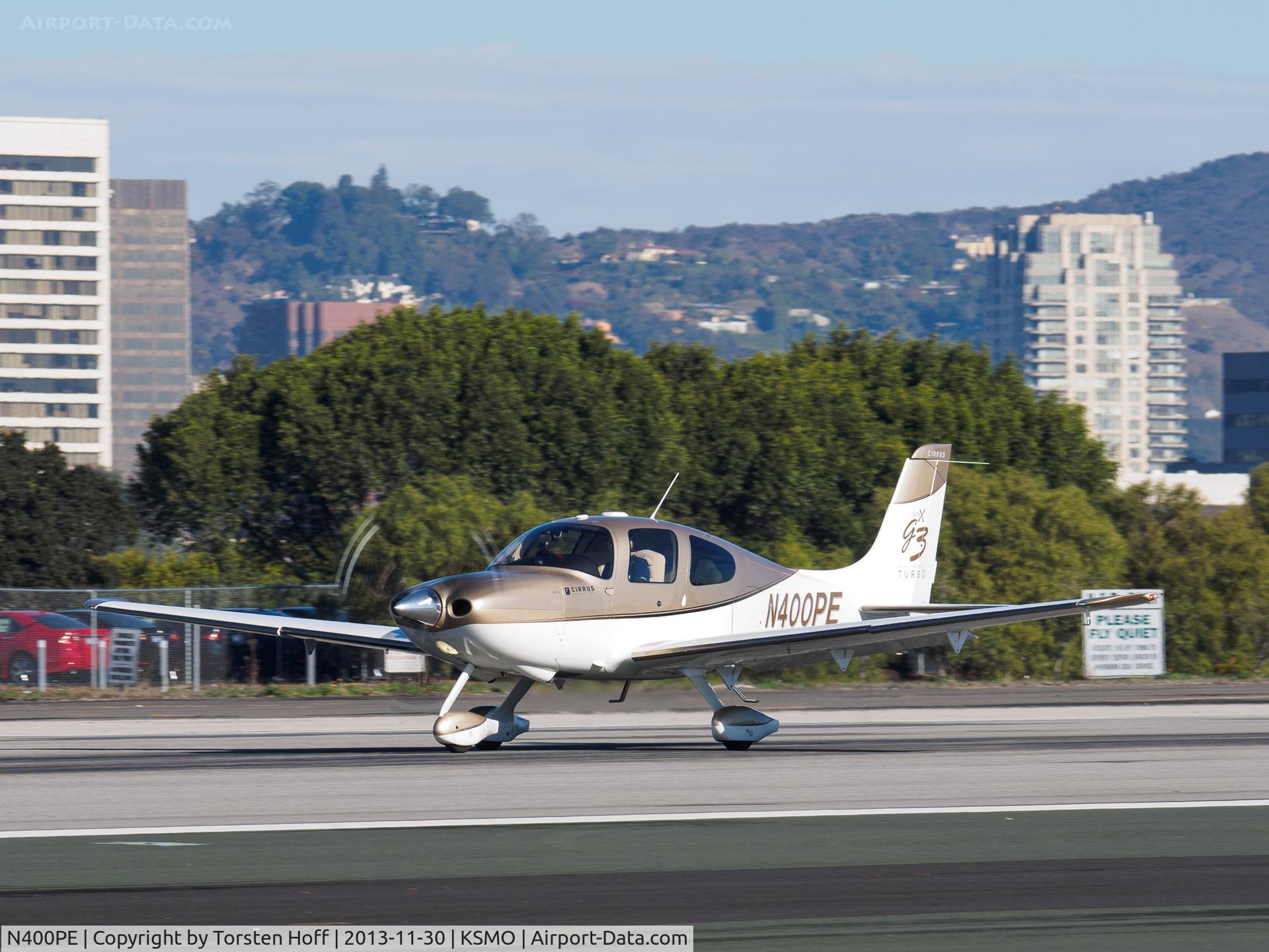 N400PE, 2007 Cirrus SR22 C/N 2550, N400PE departing from RWY 21