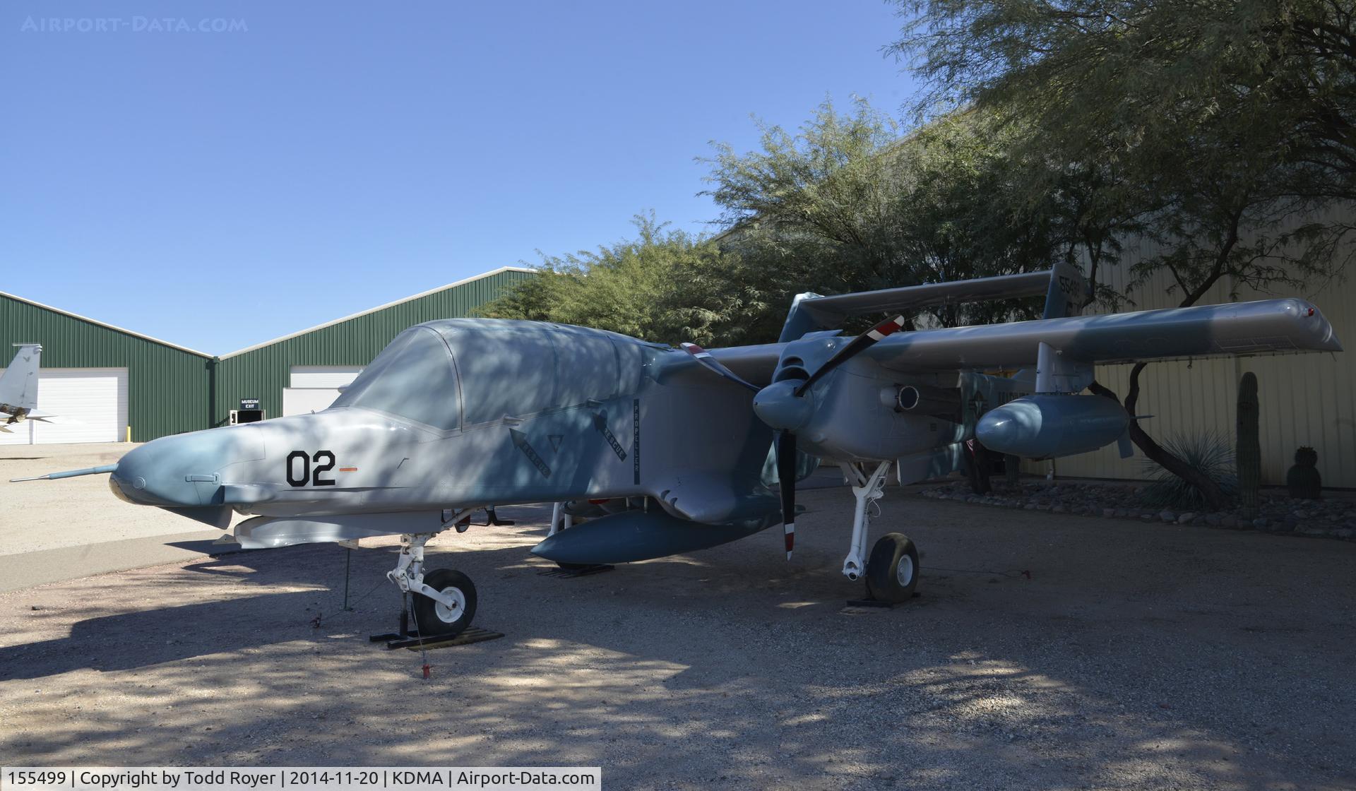 155499, North American Rockwell OV-10D Bronco C/N 305-110, On display at the Pima Air and Space Museum