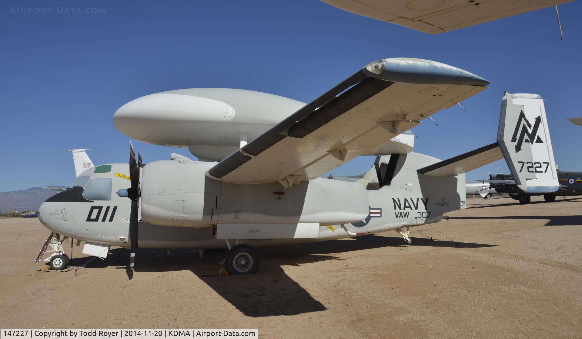 147227, Grumman E-1B Tracer (G-117) C/N 26, On display at the Pima Air and Space Museum