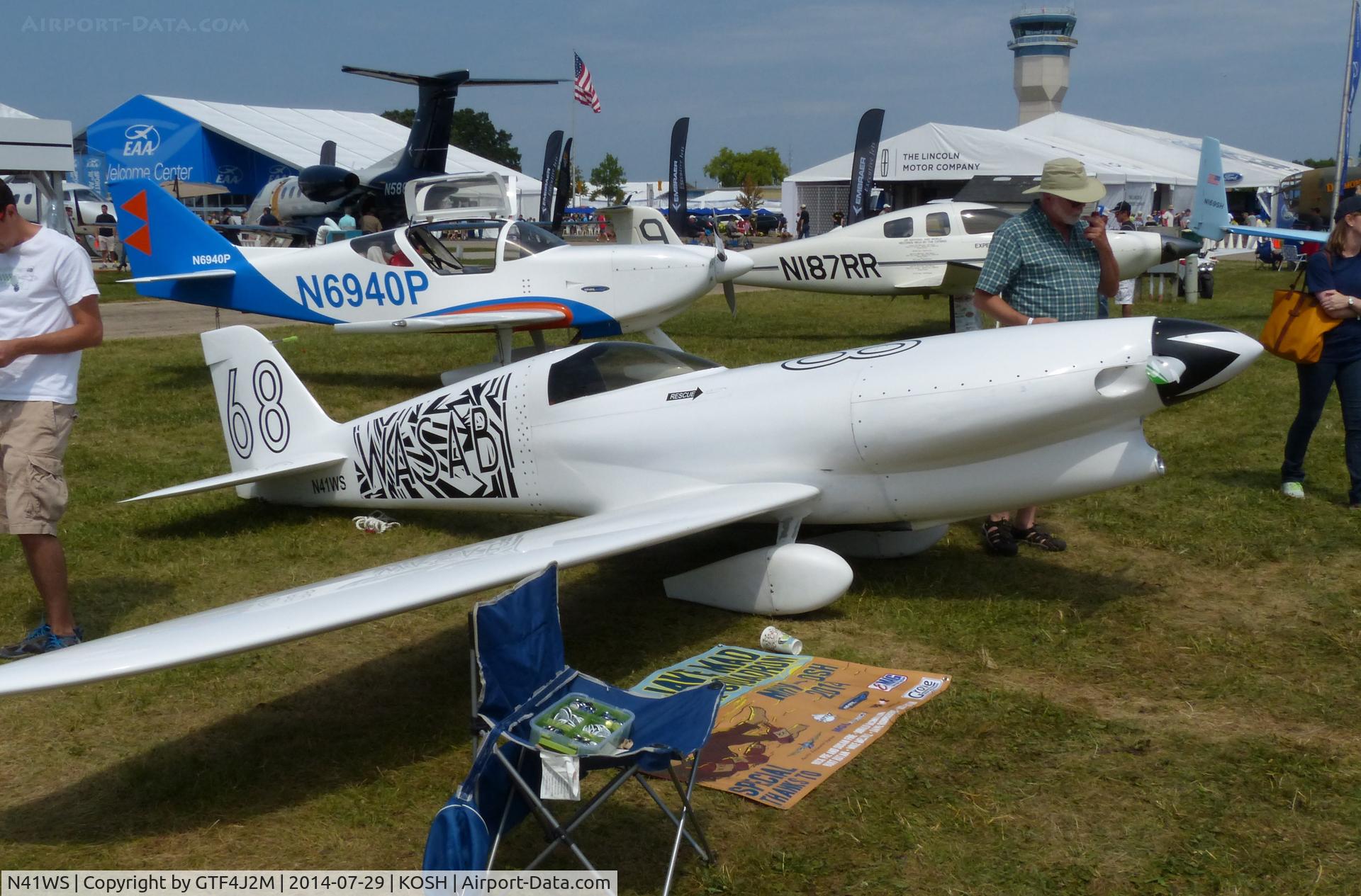 N41WS, 2012 Wasabi Special C/N 1, N41WS   at Oshkosh 29.7.14
