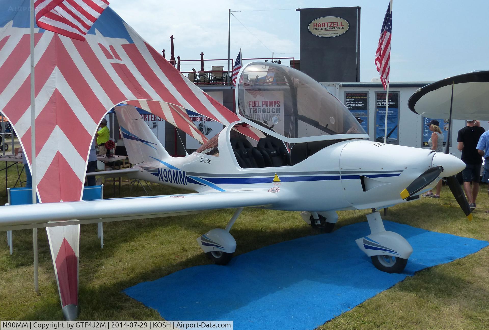 N90MM, 2008 TL Ultralight Sting S3 C/N TLUSA170, N90MM   at Oshkosh 29.7.14