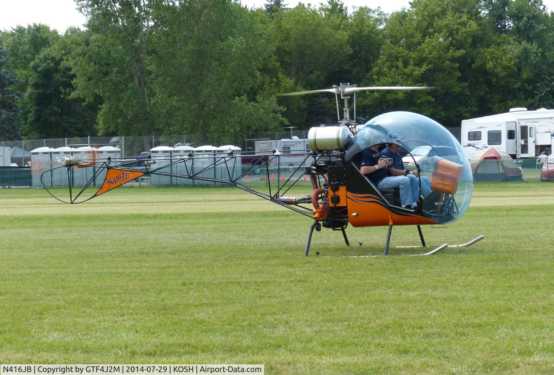 N416JB, Canadian Home Rotors Safari C/N CH2181, N416JB   at Oshkosh 29.7.14
