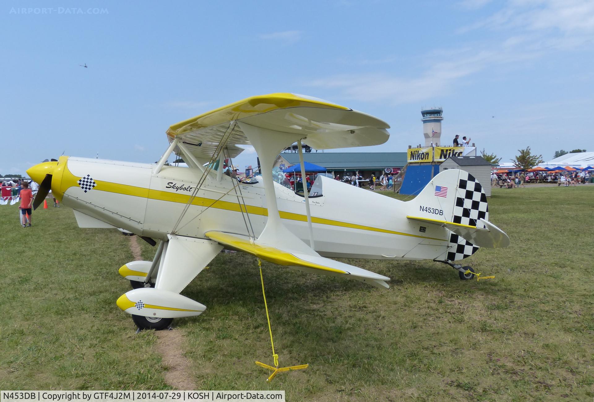 N453DB, Steen Skybolt C/N 01 (N453DB), N453DB   at Oshkosh 29.7.14