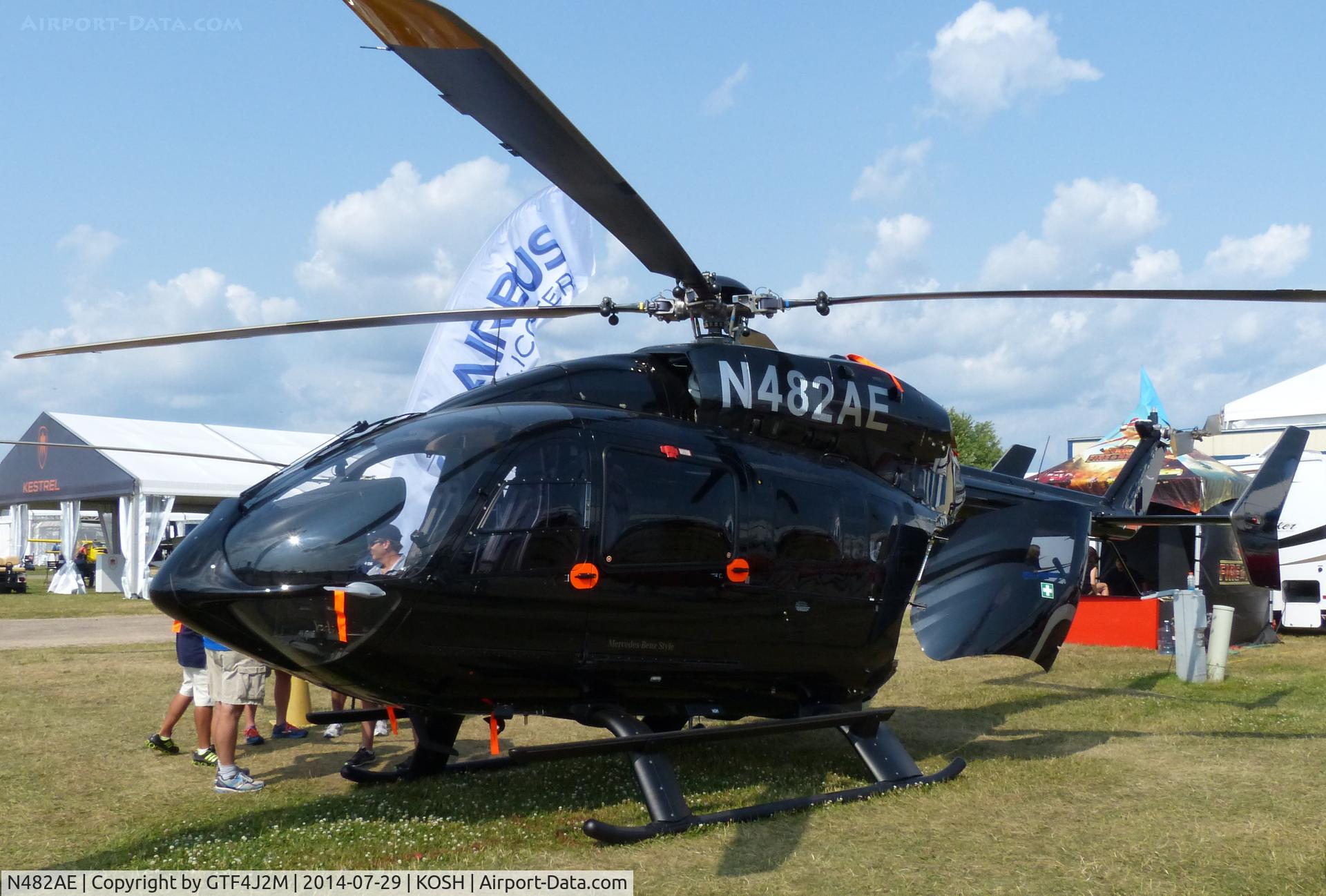 N482AE, 2013 Eurocopter-Kawasaki EC-145 (BK-117C-2) C/N 9588, N482AE   at Oshkosh 29.7.14