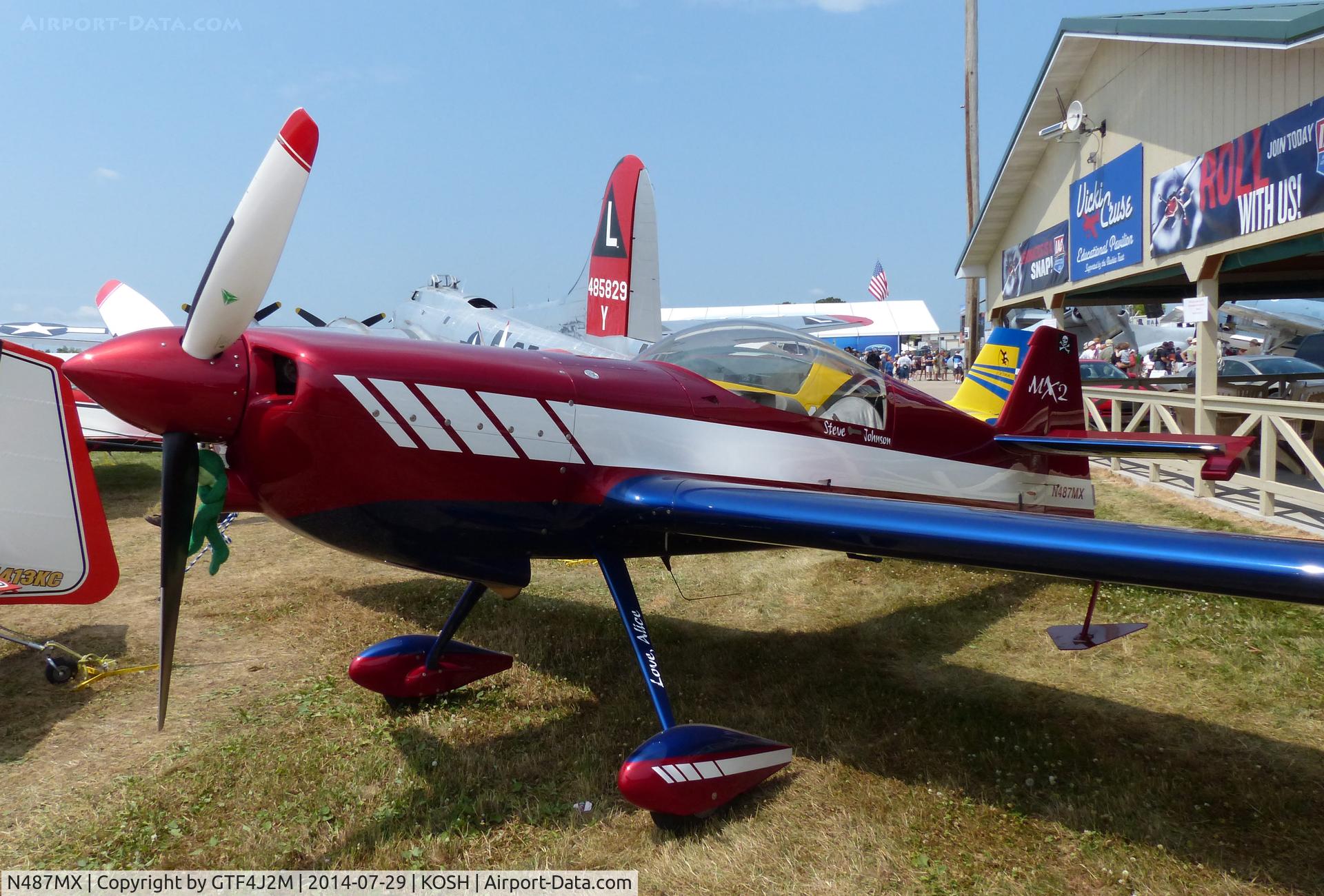 N487MX, 2008 MX Aircraft MX2 C/N 9, N487MX   at Oshkosh 29.7.14