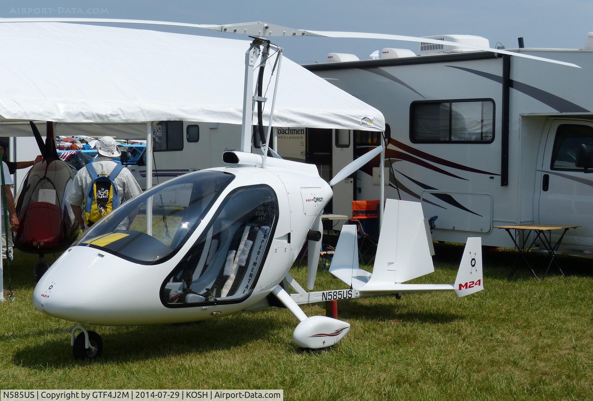 N585US, 2010 Magni Gyro M-24 Orion C/N 24-10-6104, N585US   at Oshkosh 29.7.14