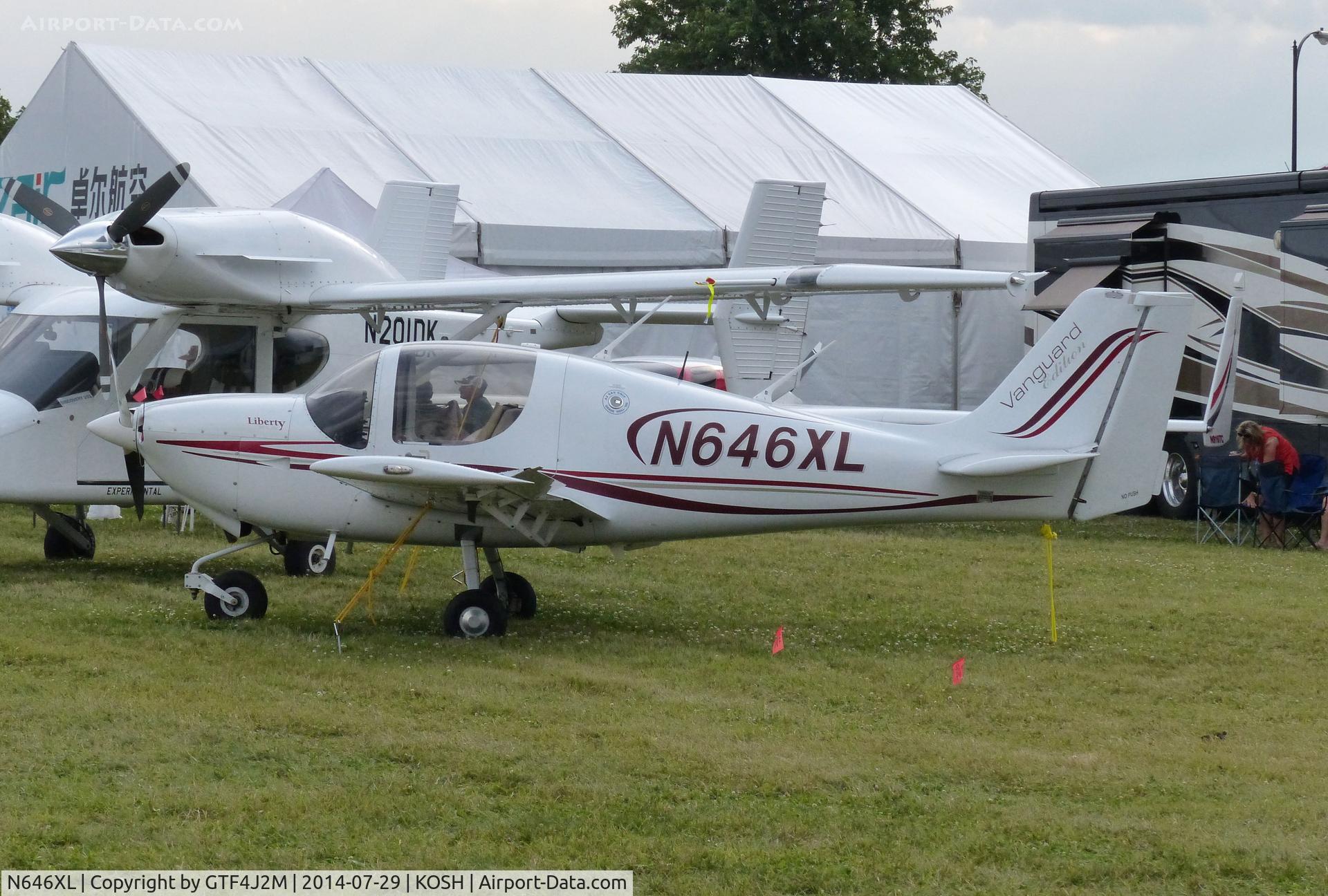 N646XL, 2008 Liberty XL-2 C/N 0116, N646XL   at Oshkosh 29.7.14