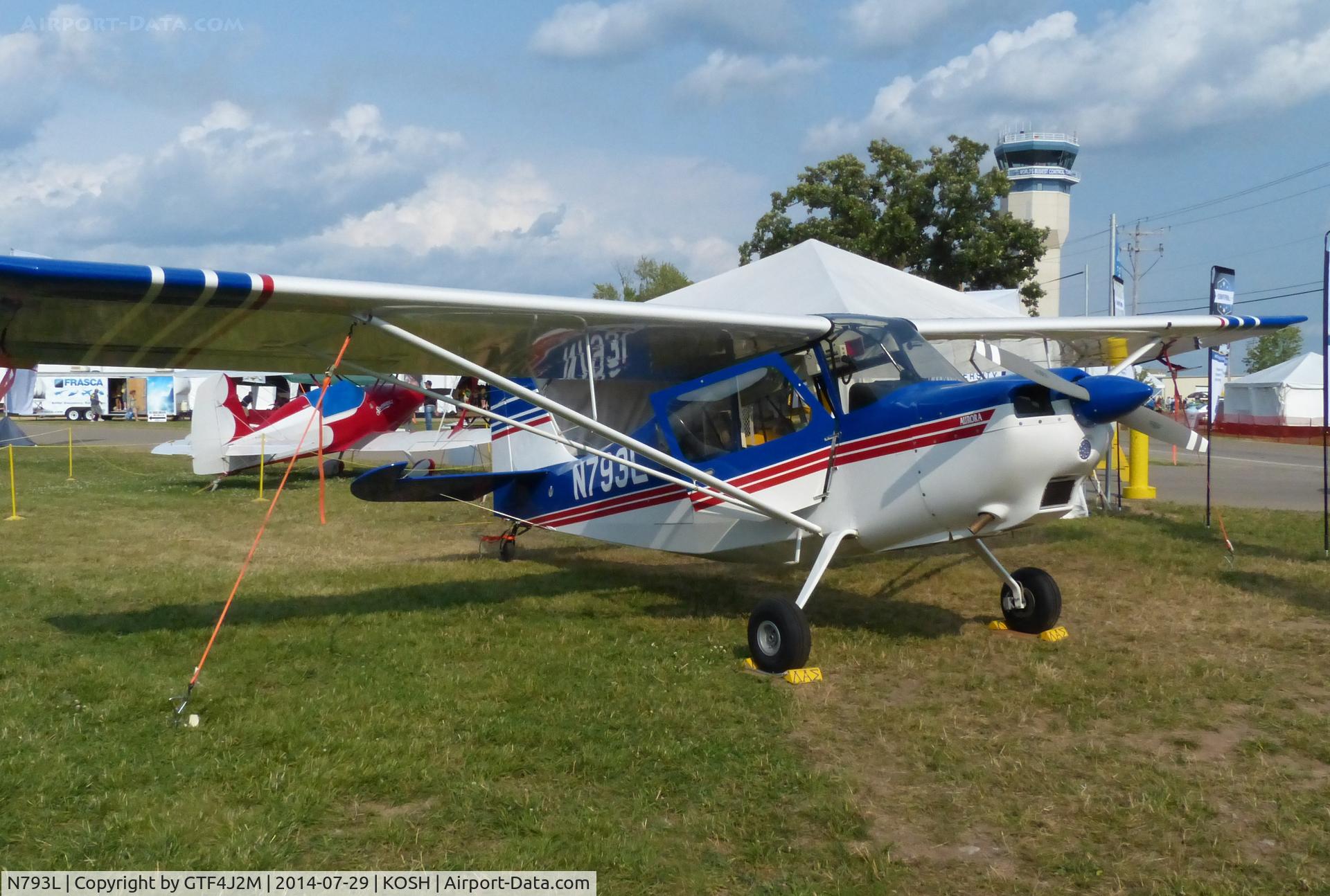 N793L, 2014 American Champion 7ECA Aurora Citabria C/N 1409-2014, N793L   at Oshkosh 29.7.14