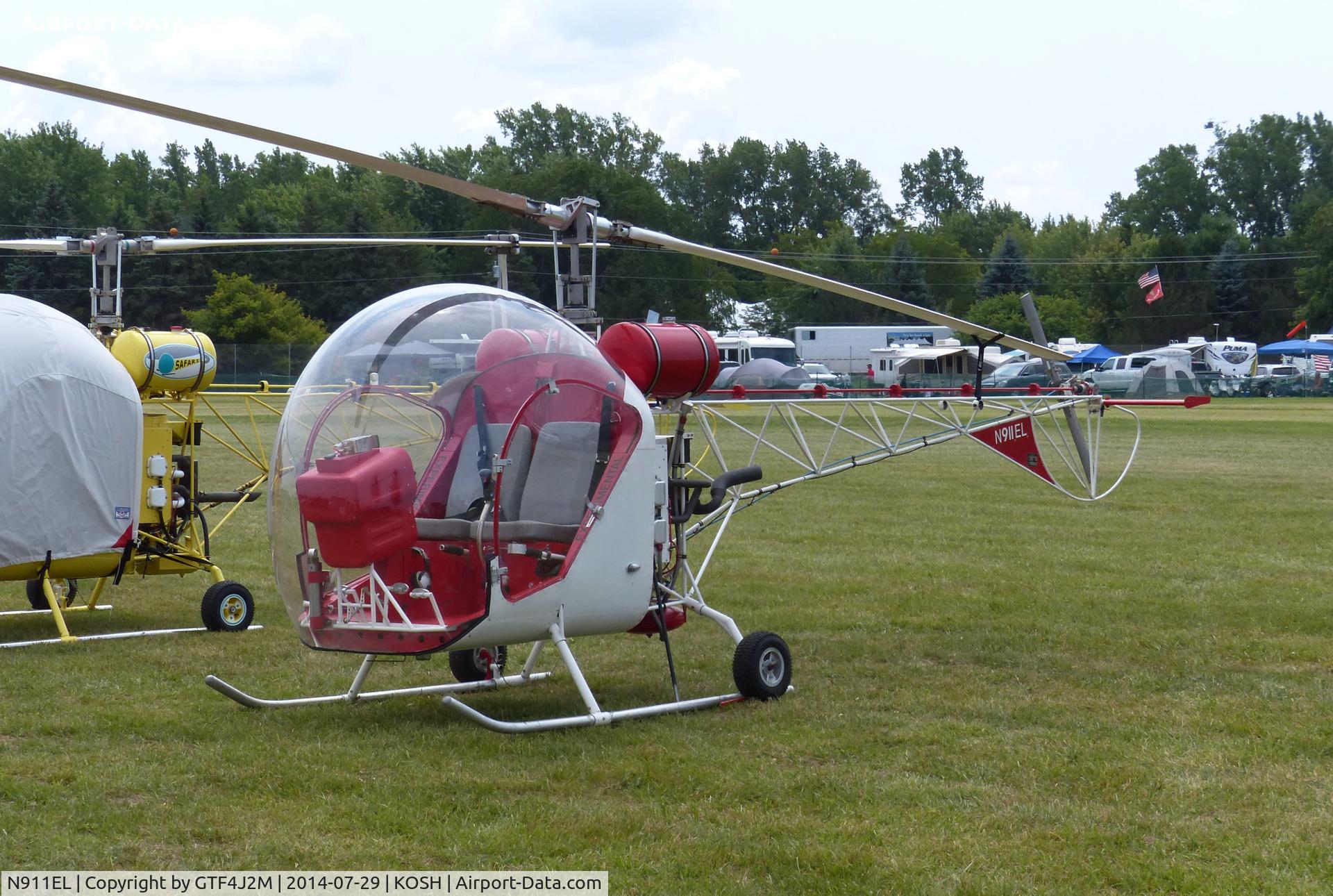 N911EL, 2012 Canadian Home Rotors Safari C/N 1, N911EL   at Oshkosh 29.7.14