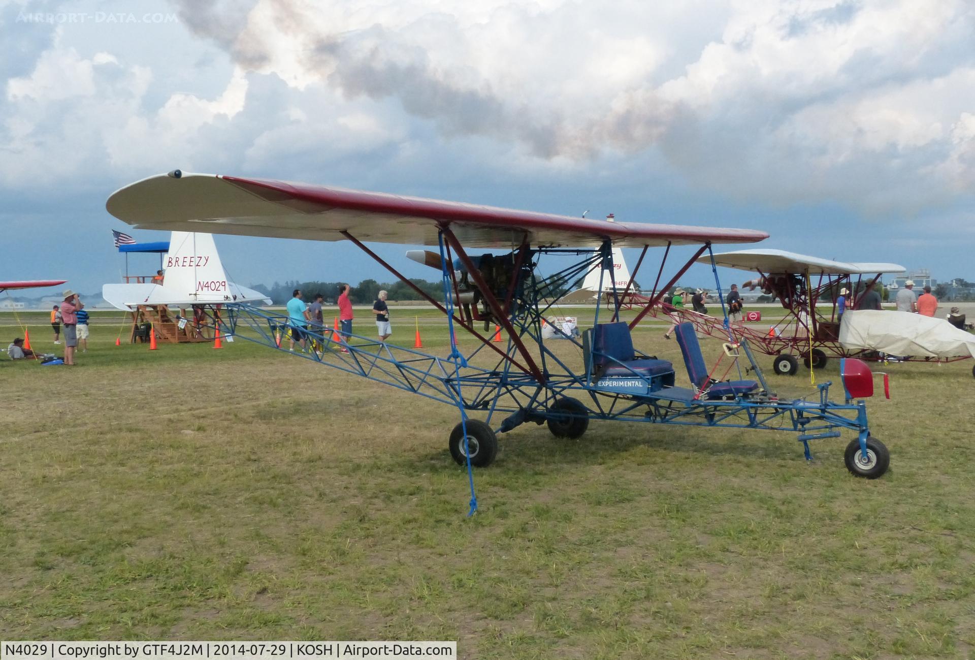 N4029, 1971 Breezy RLU-1 C/N W-1000, N4029   at Oshkosh 29.7.14