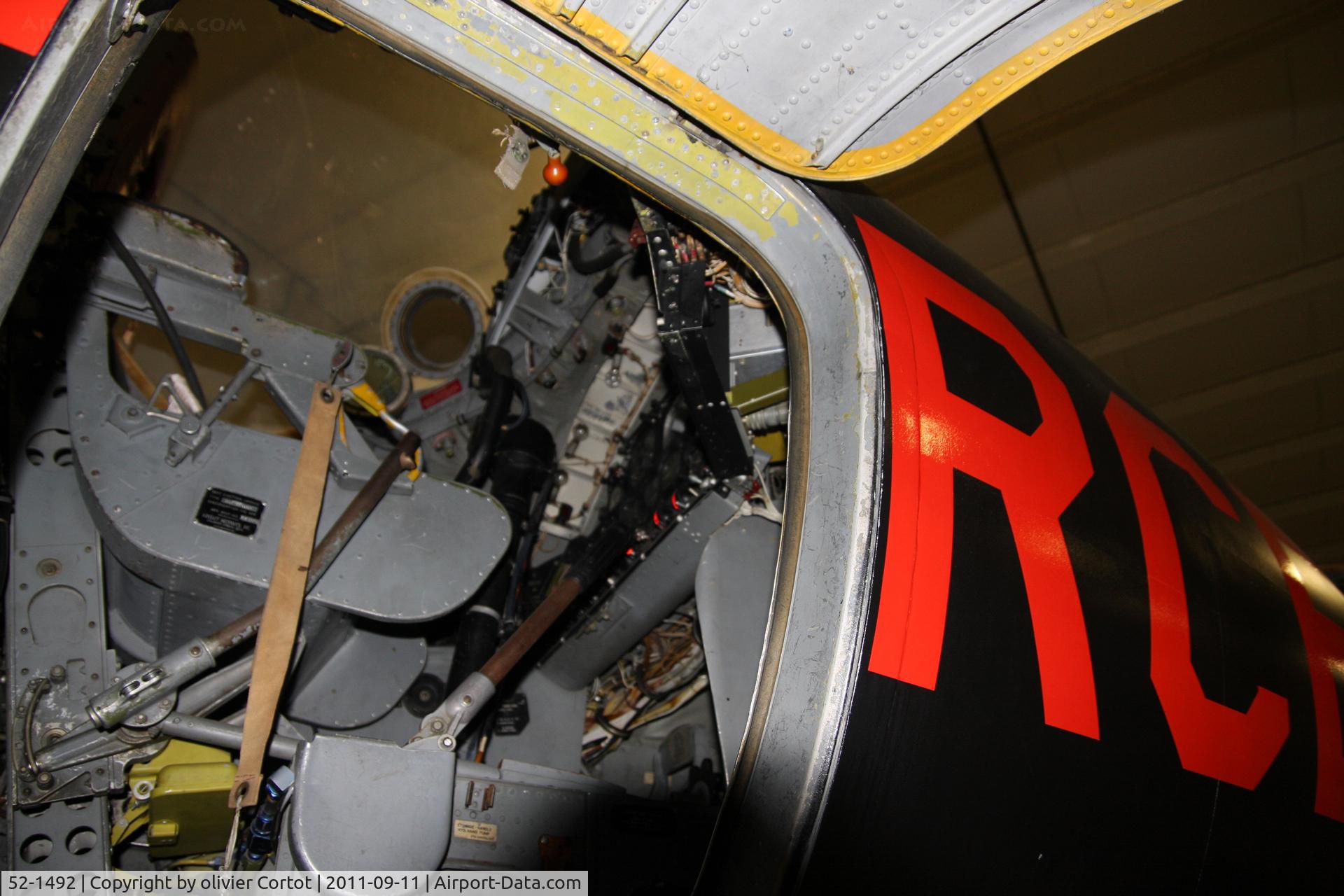 52-1492, 1952 Martin RB-57A Canberra C/N 075, cockpit view