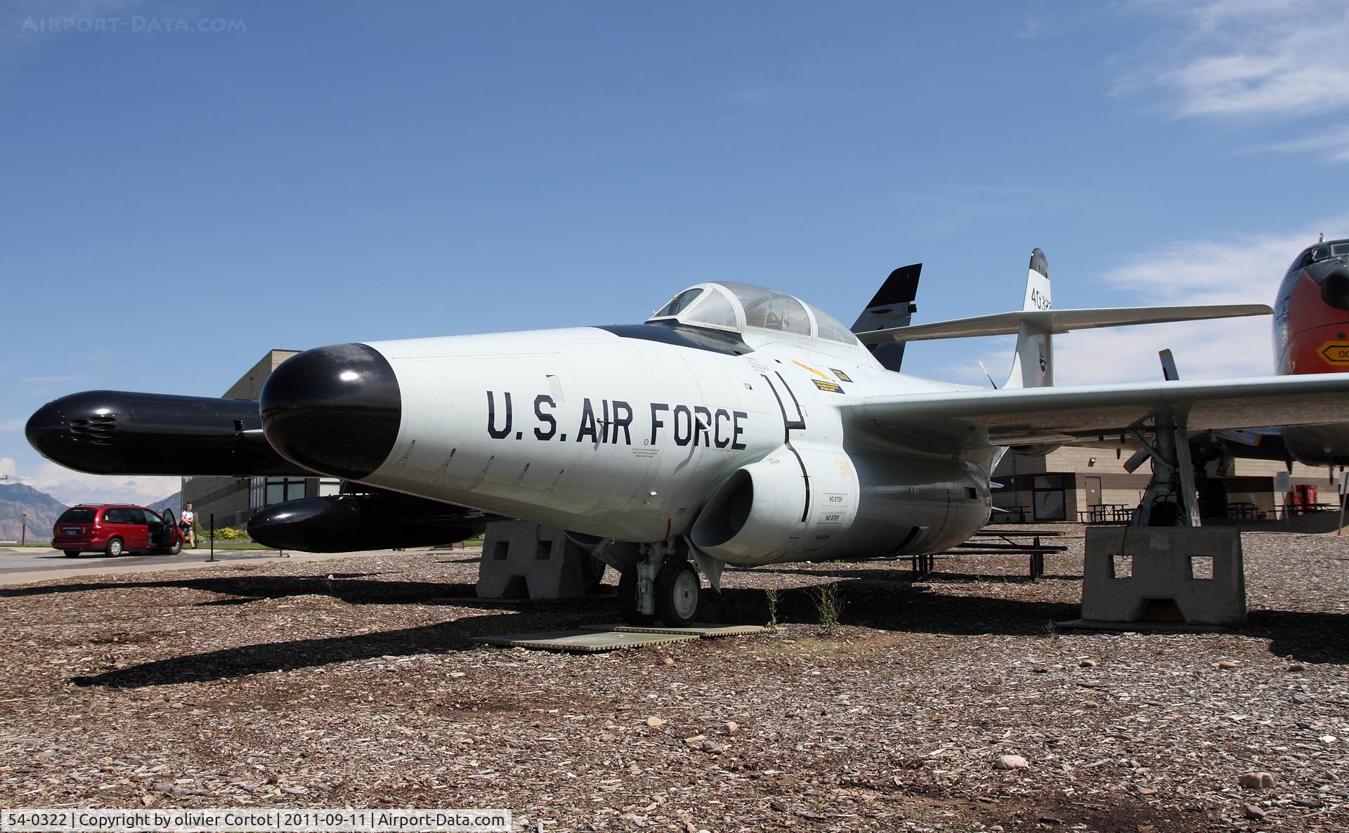 54-0322, 1954 Northrop F-89H Scorpion C/N Not found 54-0322, Hill museum