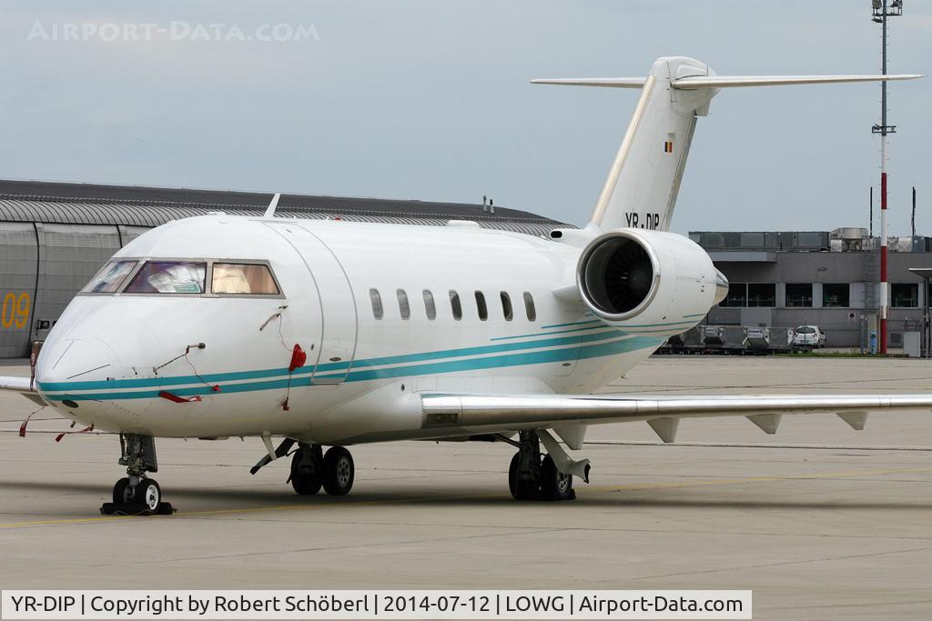 YR-DIP, 2000 Bombardier Challenger 604 (CL-600-2B16) C/N 5475, YR-DIP @ LOWG