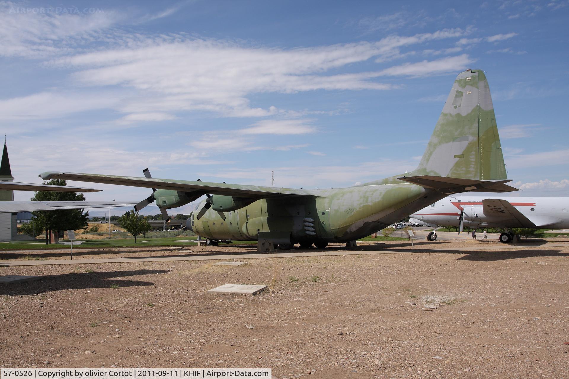 57-0526, 1957 Lockheed NC-130B Hercules C/N 282-3502, now rare european one camo scheme