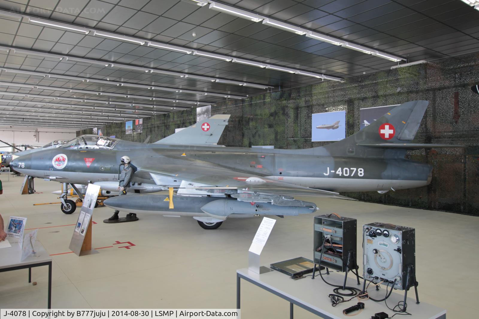 J-4078, Hawker Hunter F.58 C/N 41H-697445, at AIR14