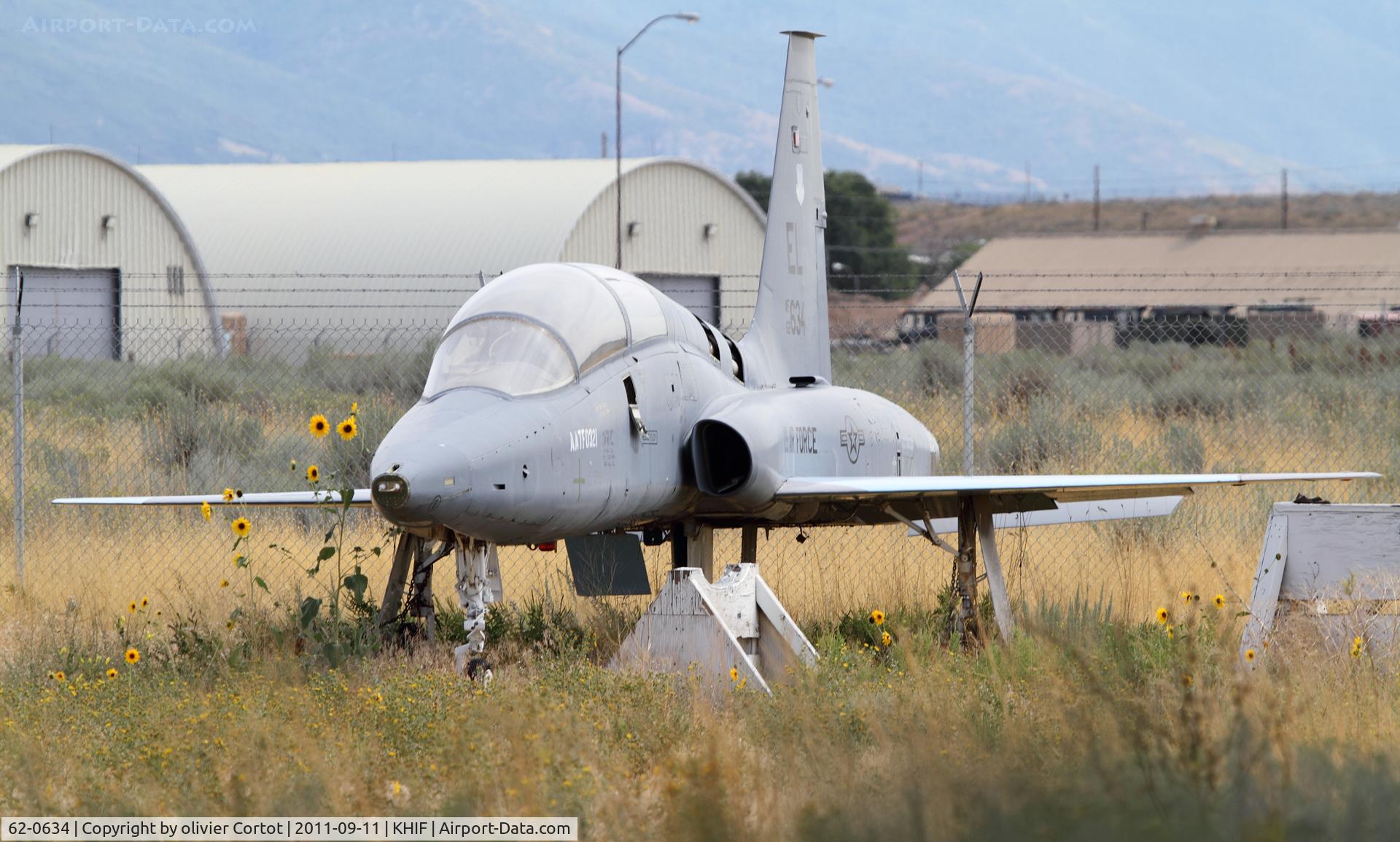 62-0634, 1963 Northrop T-38 Talon C/N Not found 62-0634, Hill museum, in the backyard