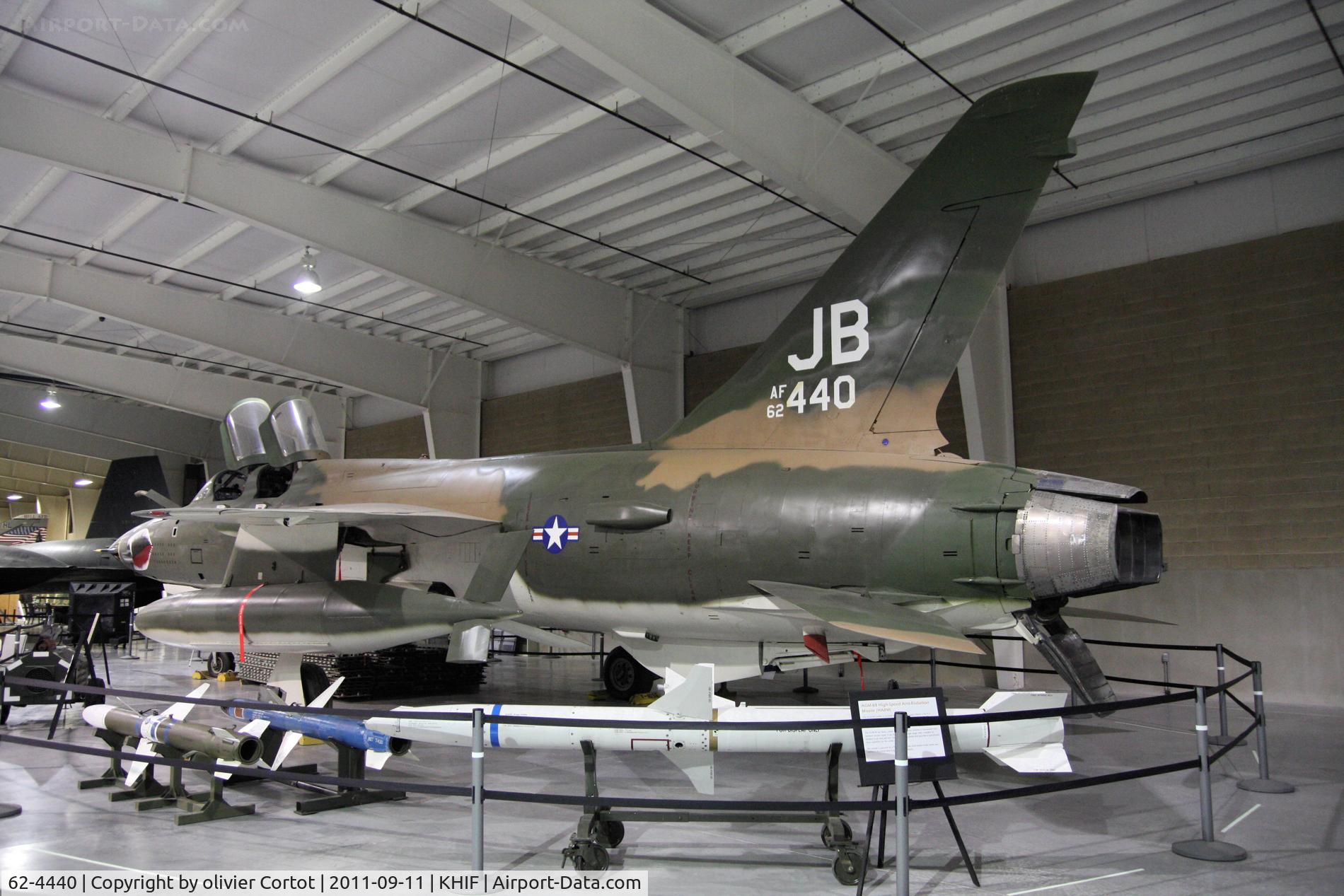 62-4440, 1962 Republic F-105G Thunderchief C/N F29, rear view