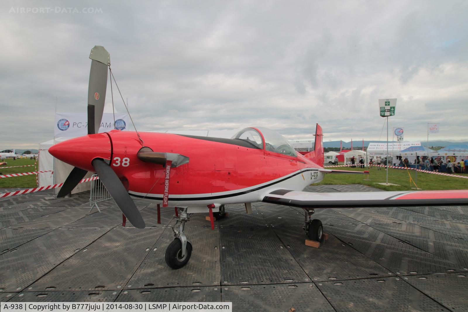 A-938, 1983 Pilatus PC-7 Turbo Trainer C/N 346, at AIR14
