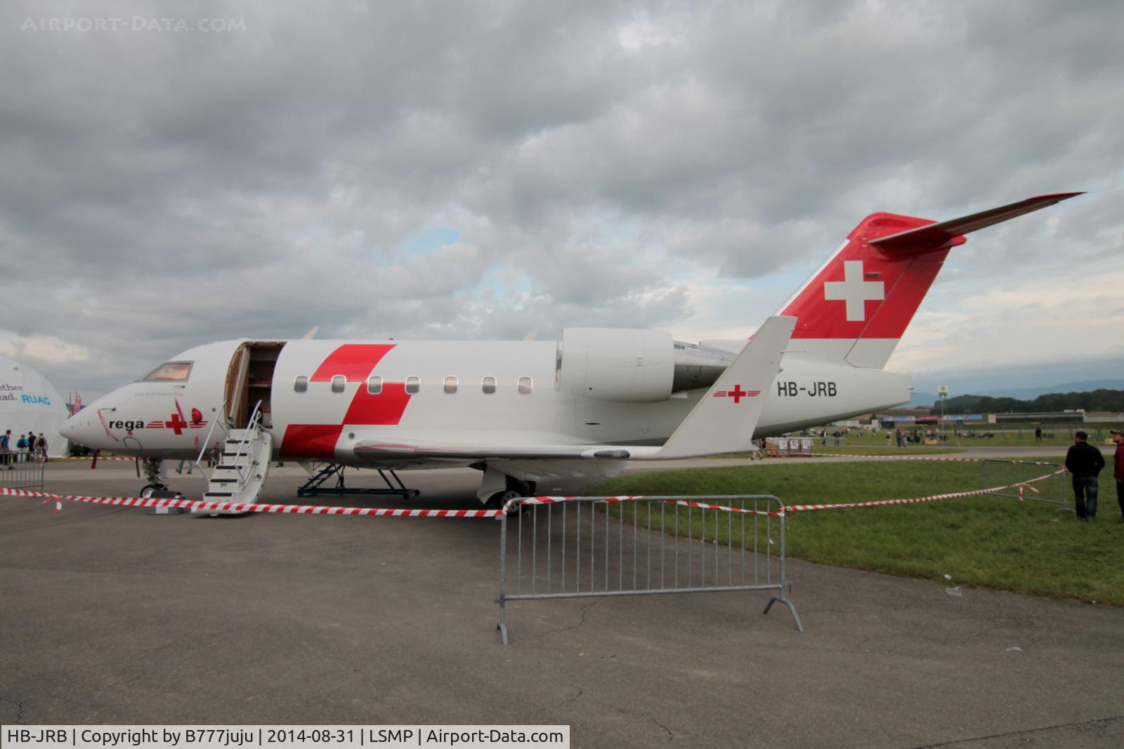 HB-JRB, 2002 Bombardier Challenger 604 (CL-600-2B16) C/N 5530, at AIR14