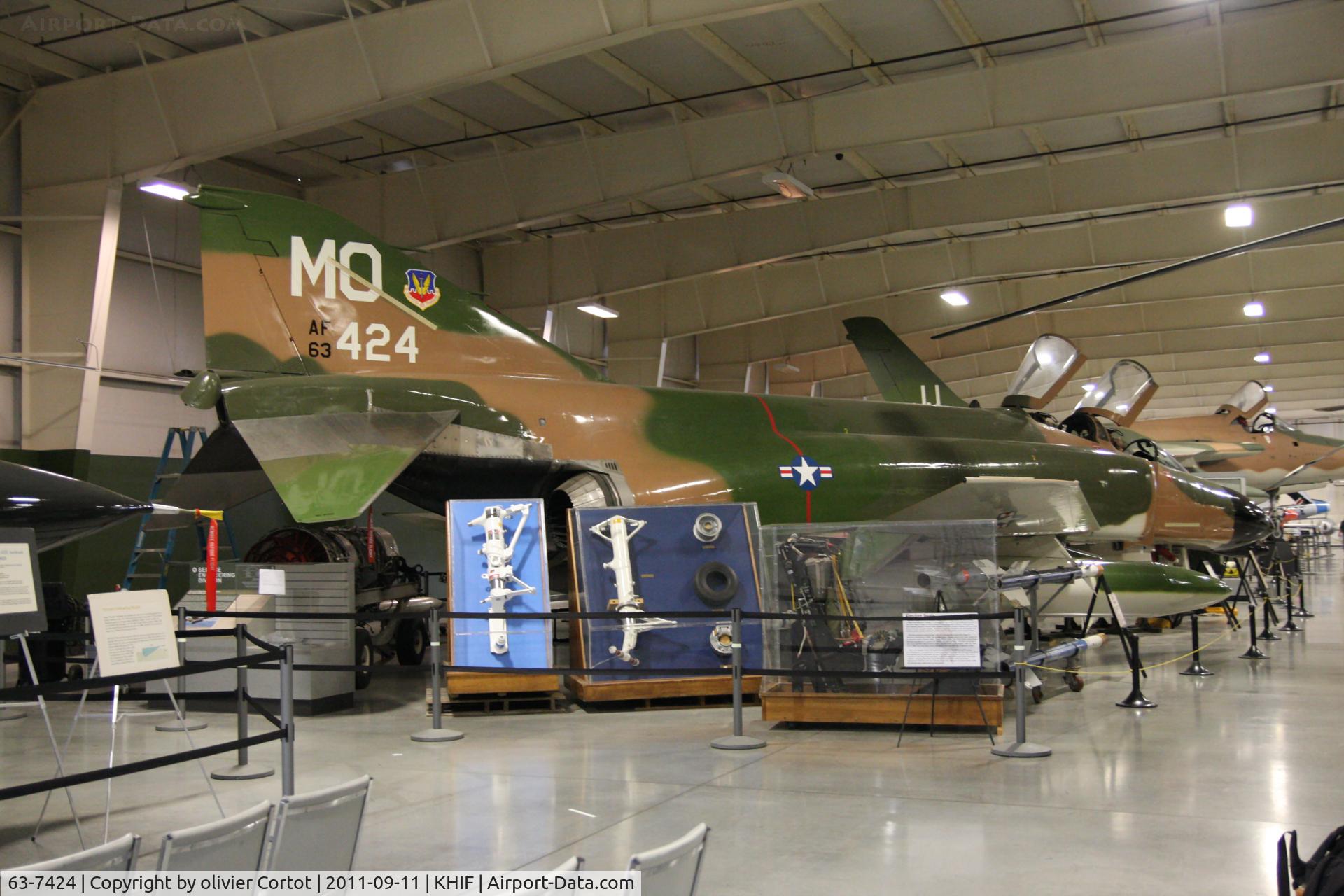63-7424, 1963 McDonnell F-4C Phantom II C/N 366, Hill museum