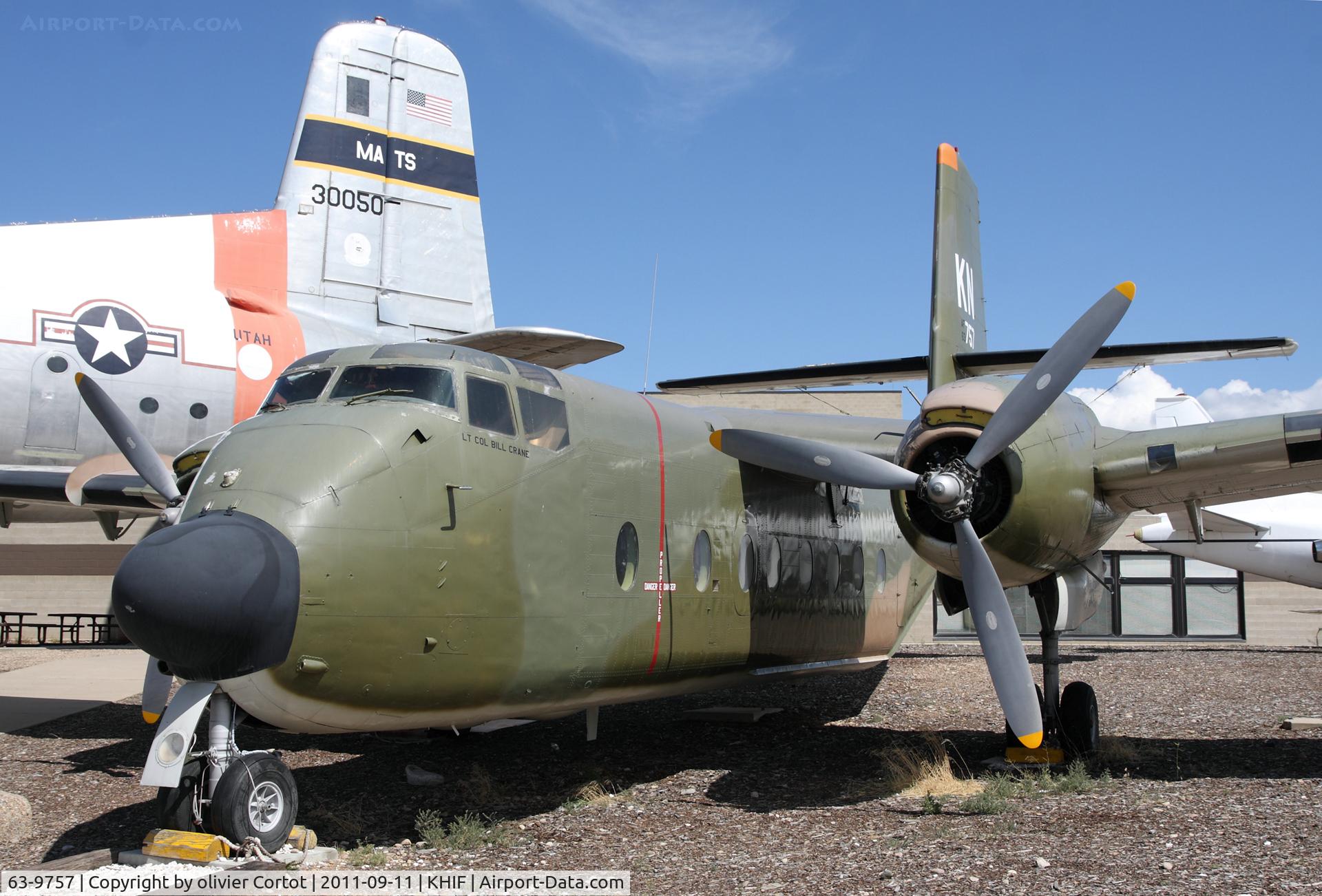 63-9757, 1963 De Havilland Canada C-7B Caribou C/N 220, hill museum