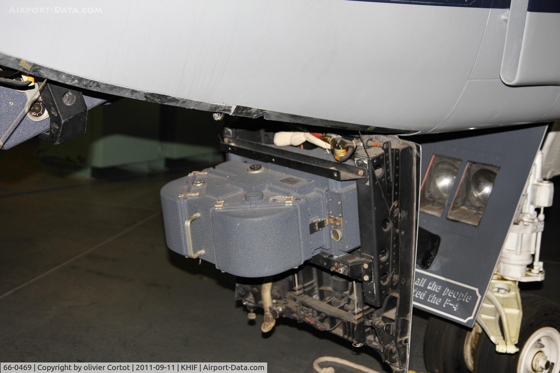 66-0469, 1966 McDonnell RF-4C Phantom II C/N 2632, view of the camera bay