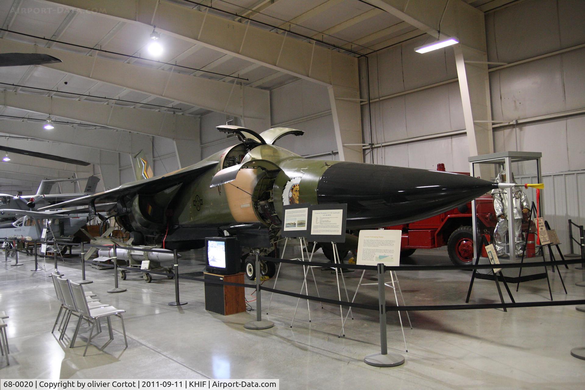 68-0020, 1968 General Dynamics F-111E Aardvark C/N A1-189/E-30, Hill  museum