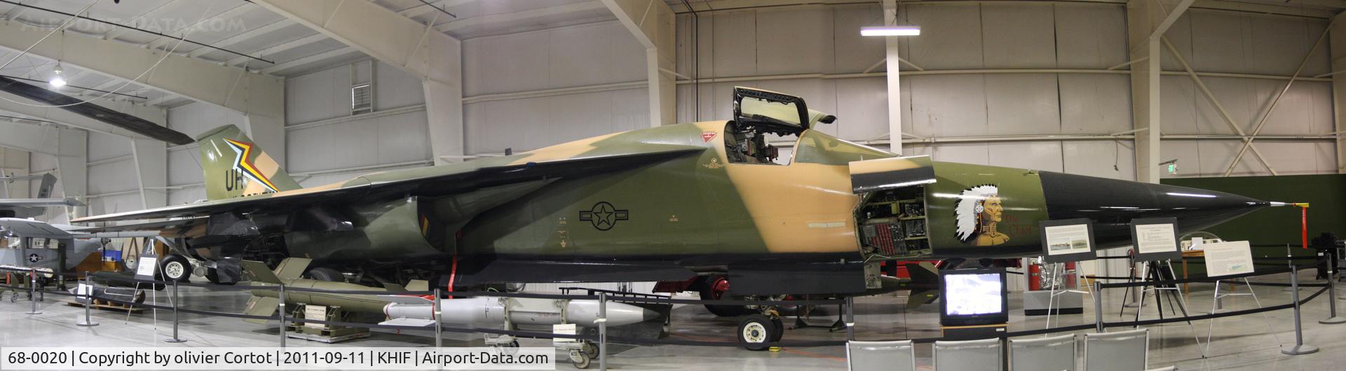 68-0020, 1968 General Dynamics F-111E Aardvark C/N A1-189/E-30, panoramic view