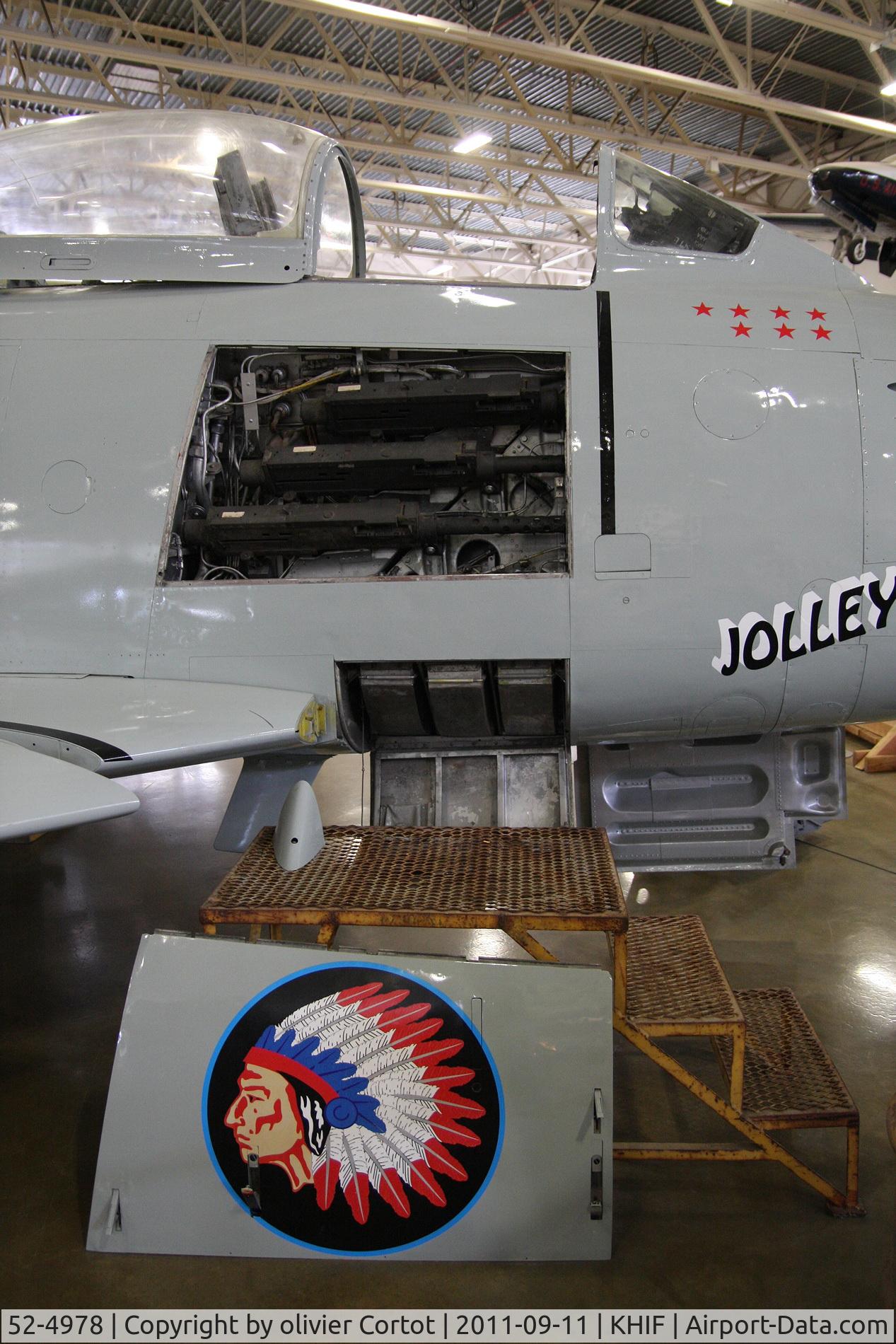 52-4978, North American F-86F Sabre C/N 191-674, Hill museum