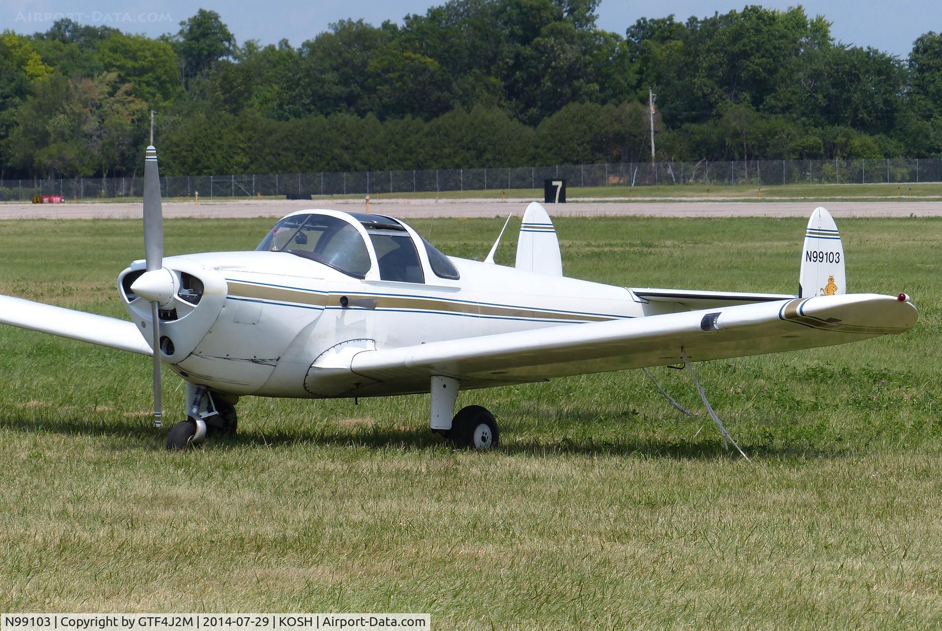 N99103, 1946 Erco 415C Ercoupe C/N 1726, N99103   at Oshkosh 29.7.14